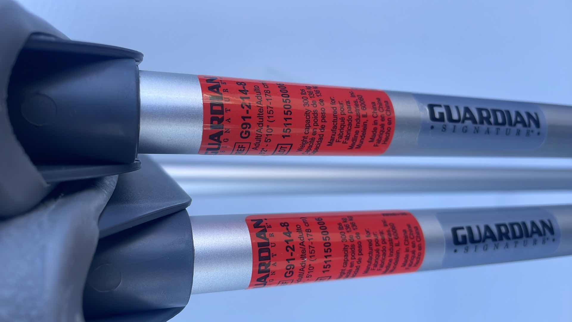 Photo 1 of GUARDIAN CRUTCHES G91-214-8 ADJUSTABLE FROM 5’2”-5’10”