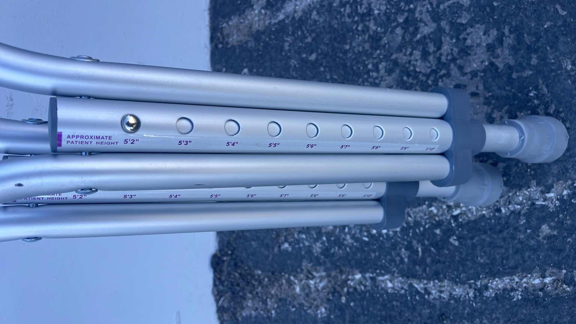 Photo 4 of GUARDIAN CRUTCHES G91-214-8 ADJUSTABLE FROM 5’2”-5’10”