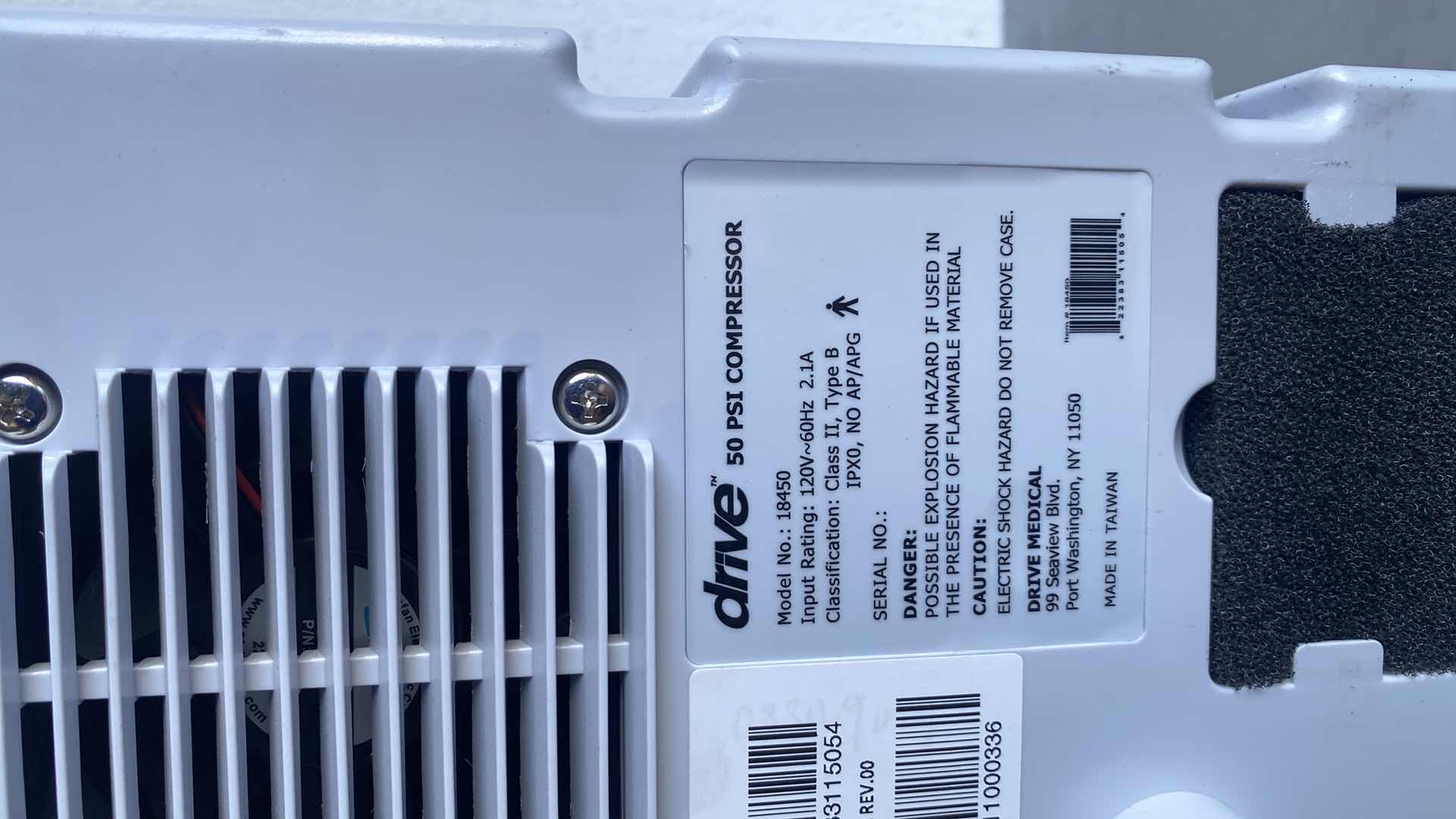 Photo 1 of DRIVE 50 PSI MEDICAL AIR COMPRESSOR