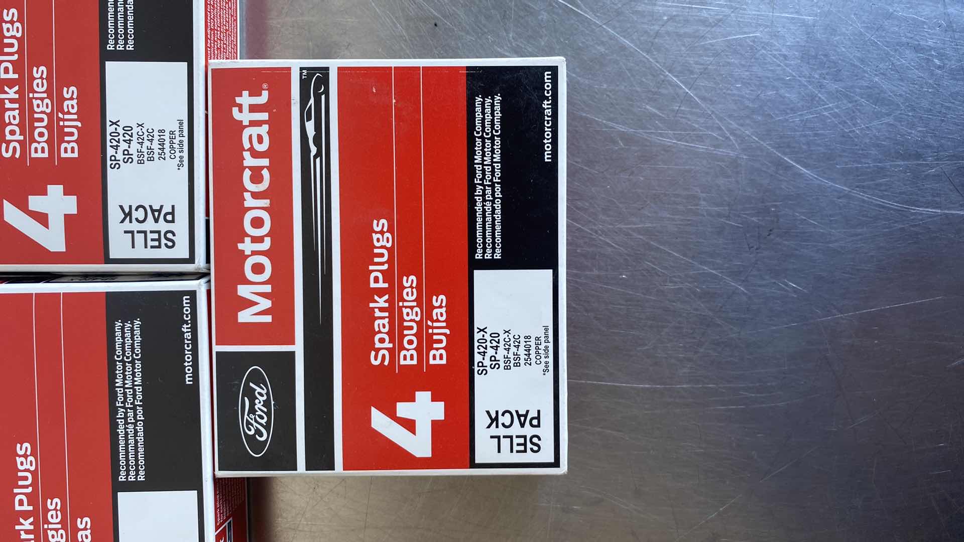 Photo 1 of SET OF 12 GENUINE OEM MOTORCRAFT SP509X SPARK PLUGS HJFS24FPX SP509 HJFS24FP