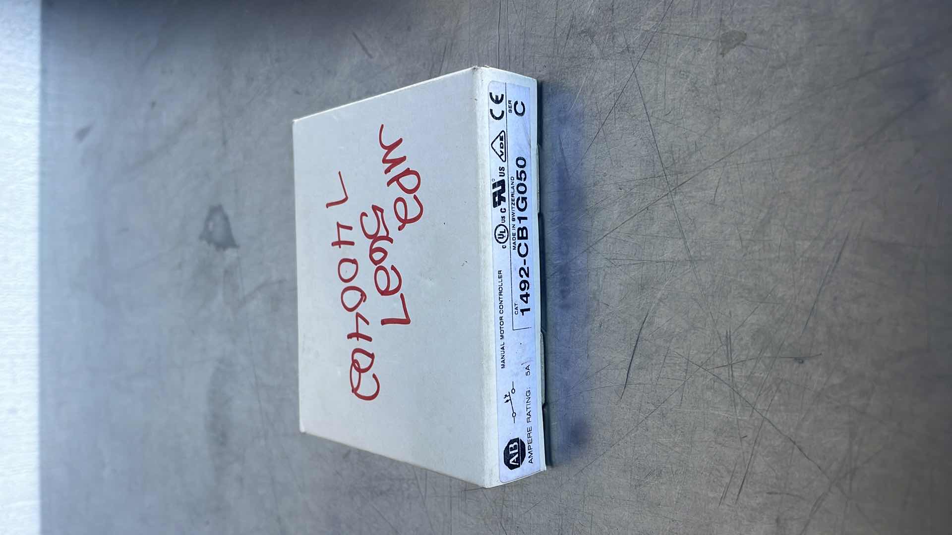 Photo 1 of ALLEN-BRADLEY DIN RAIL MOUNT CIRCUIT BREAKER 1492-CB1G050 5A