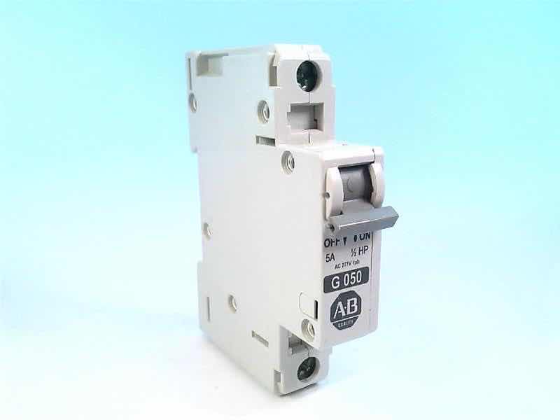 Photo 1 of ALLEN-BRADLEY DIN RAIL MOUNT CIRCUIT BREAKER 1492-CB1G050 5A