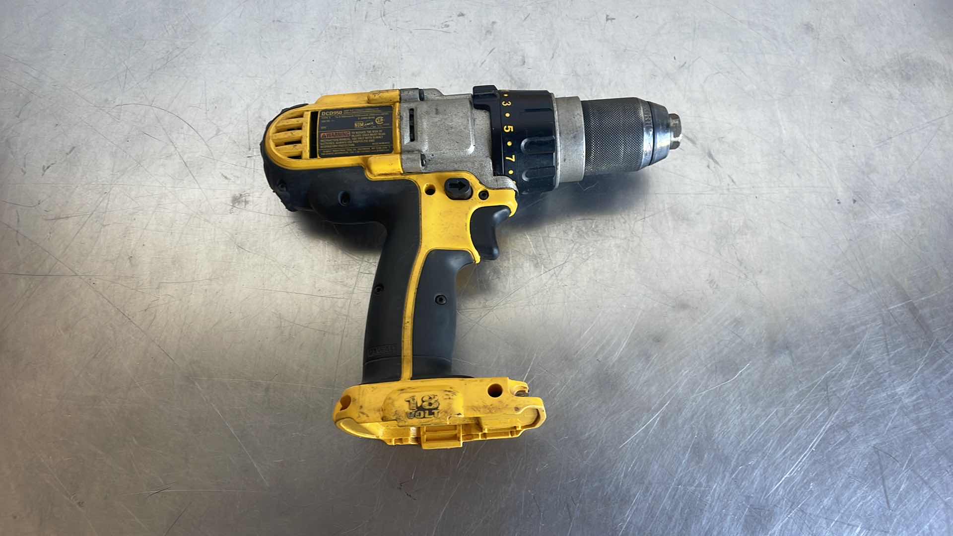Photo 1 of DEWALT 18V XRP 1/2” CORDLESS DRILL/DRIVER/HAMMERDRILL DCD950 & DEWALT 18V VARIABLE SPEED RECIPROCATING SAW DC385