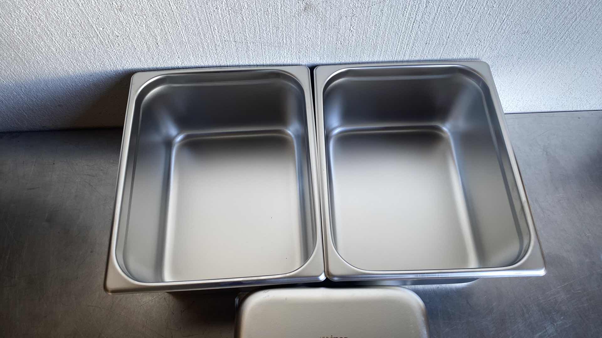 Photo 2 of WINCO STAINLESS STEEL STEAM TABLE PAN, HALF SIZE 
(3)
