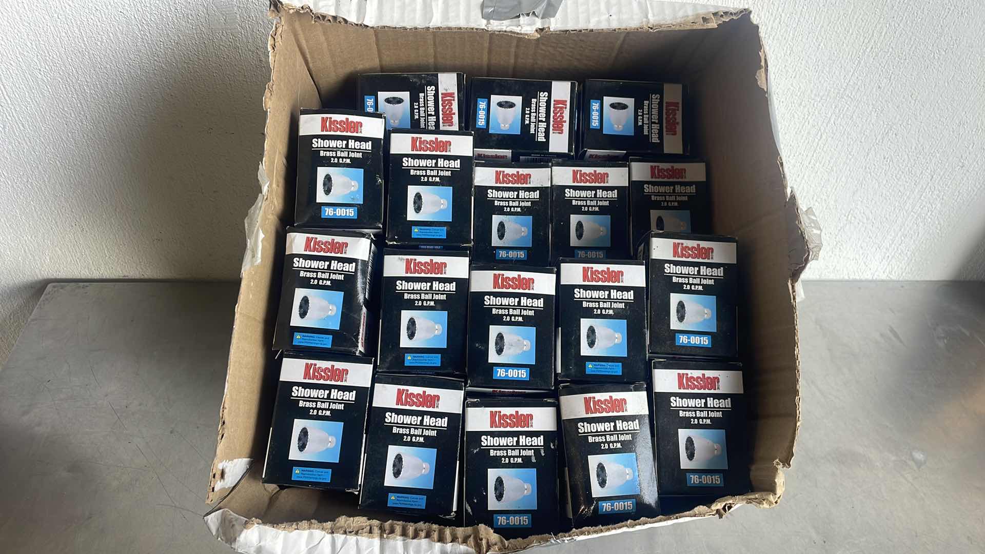 Photo 1 of KISSLER SHOWER HEAD BRASS BALL JOINT 2.0 G.P.M.APPROX 65