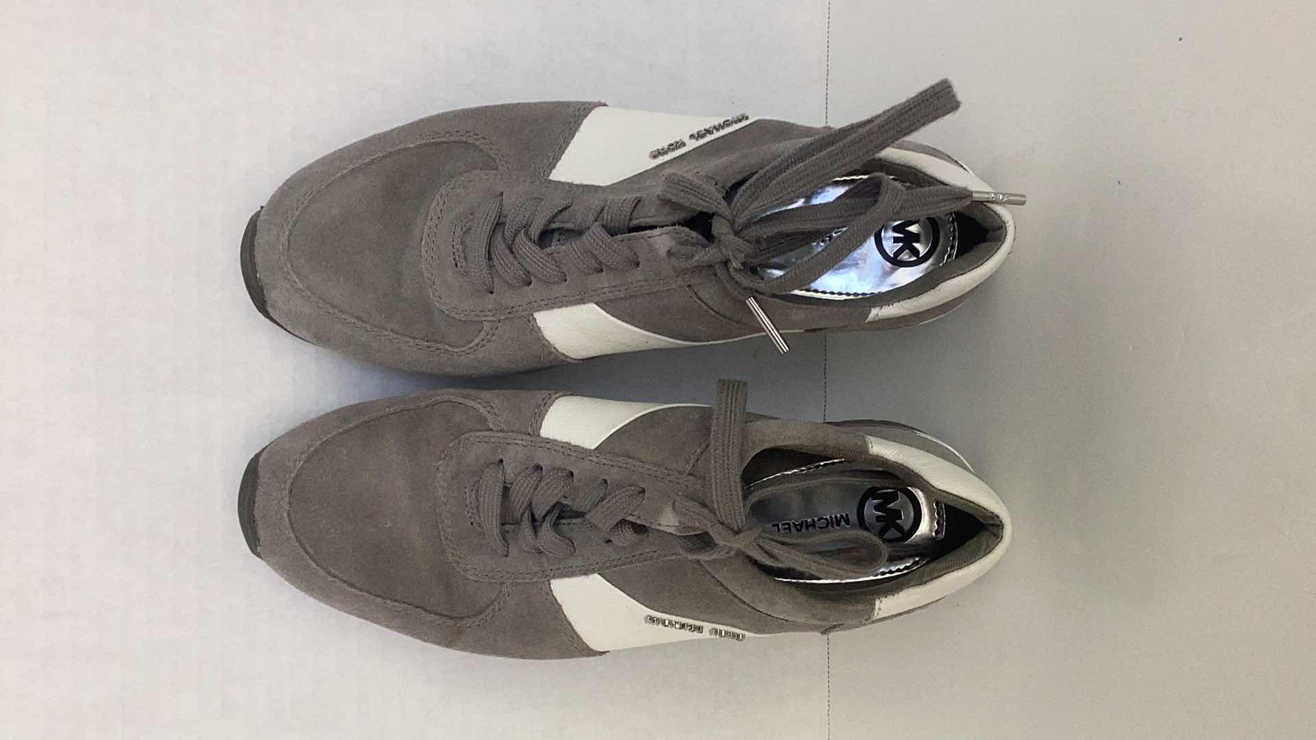 Photo 1 of MICHAEL KORS SUEDE JACKET WOMENS SNEAKERS SIZE 8.5 $100