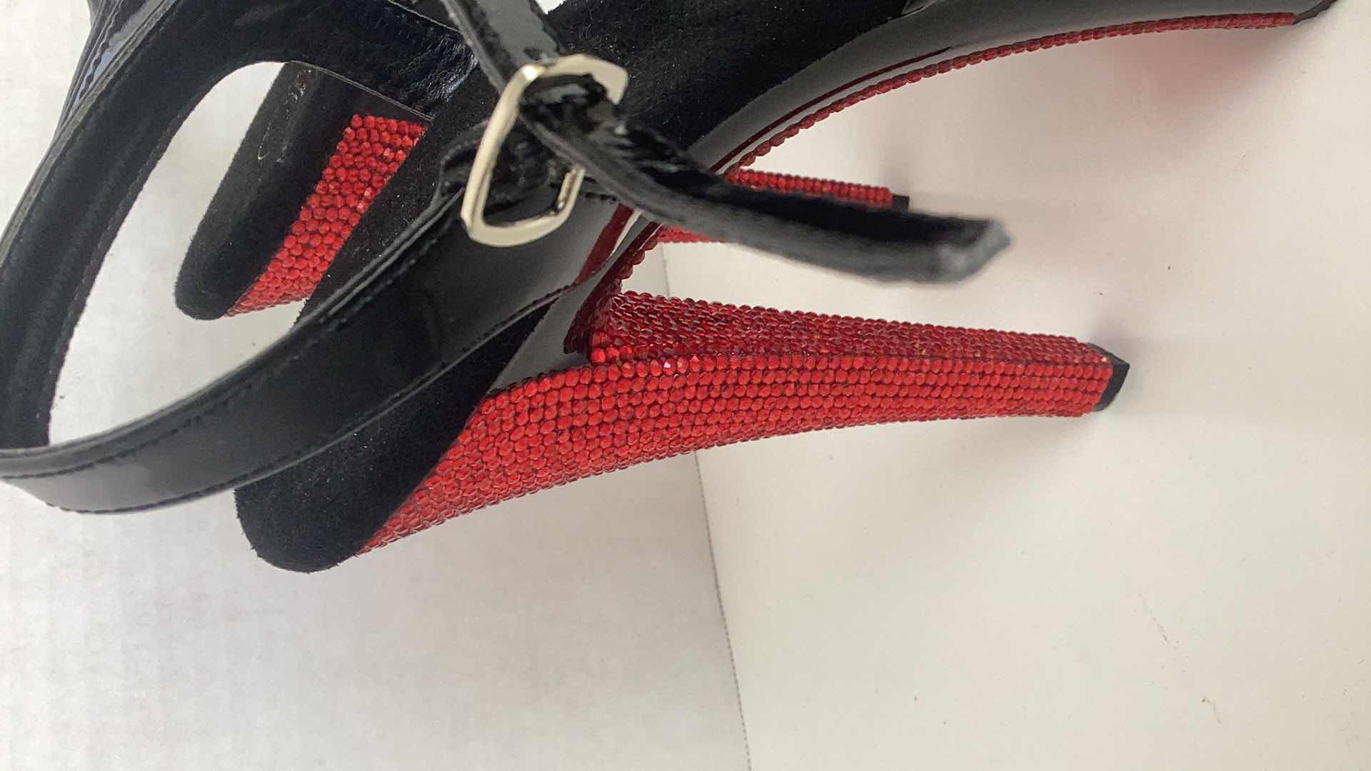 Photo 1 of PLEASER WOMENS 7” ANKLE STRAP SANDAL SIZE 8.5 150