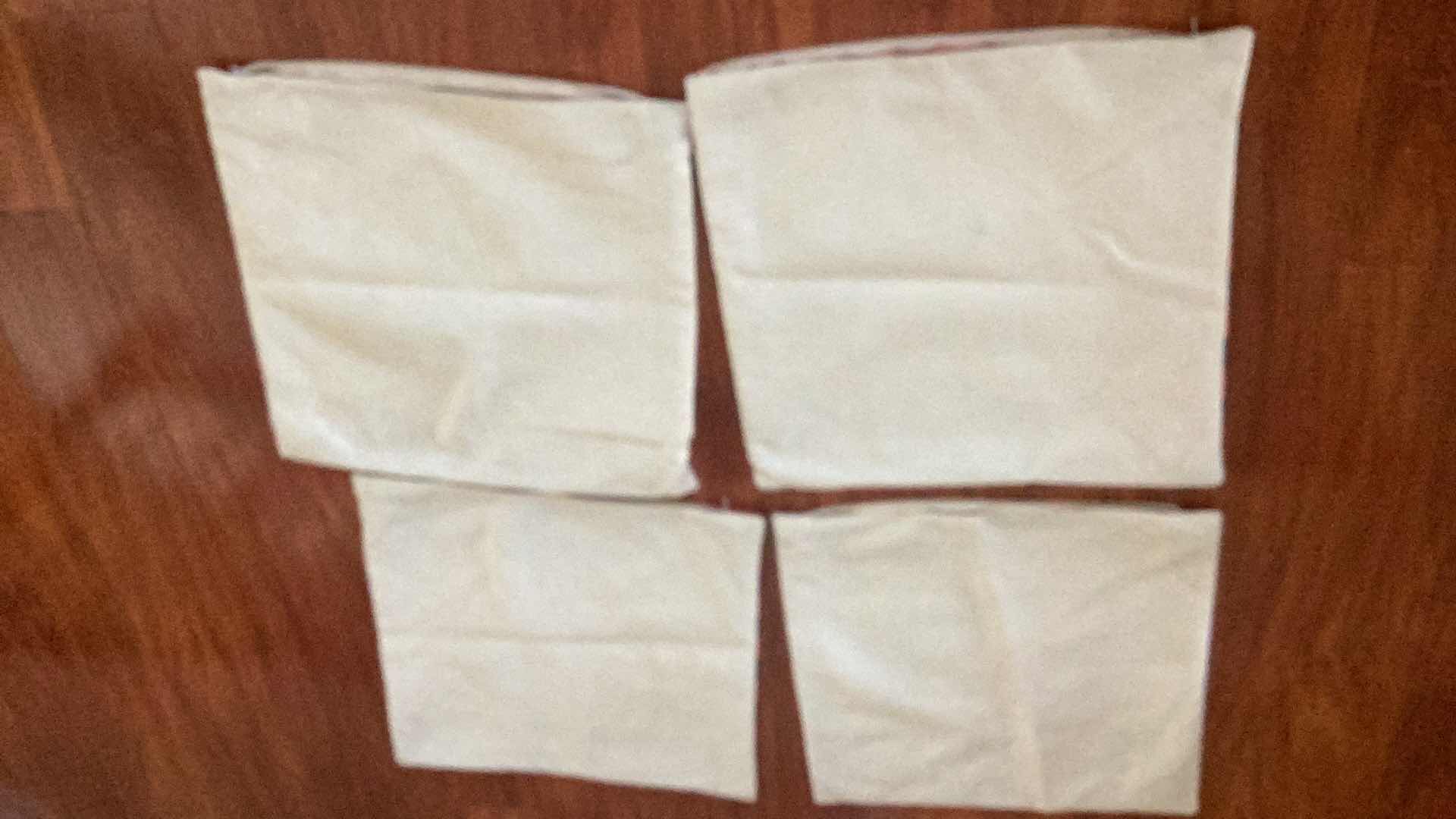 Photo 1 of FOUR FALL INSPIRED BURLAP PILLOW CASES 17” X 18”