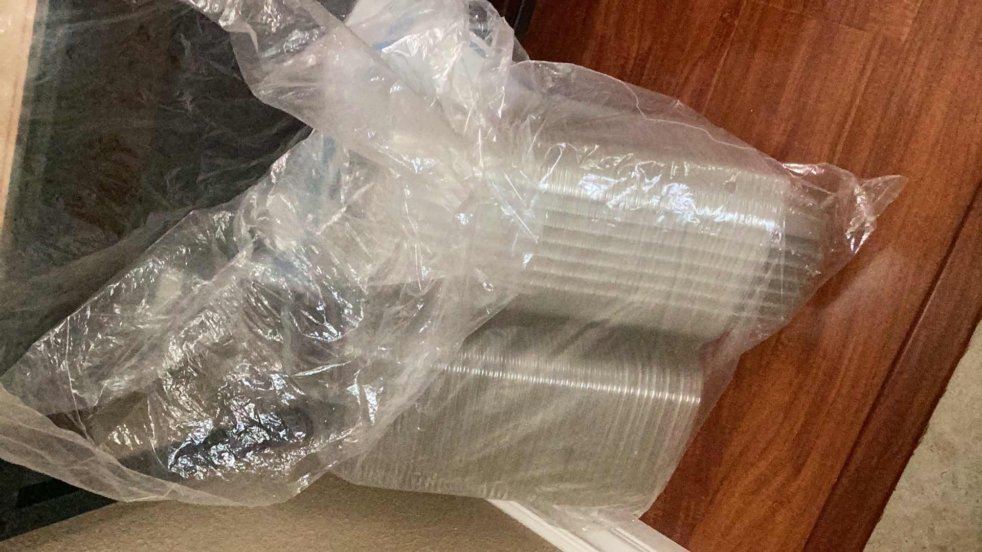 Photo 1 of HINGED DELI CONTAINERS AND A SMALL CHRISTMAS TREE