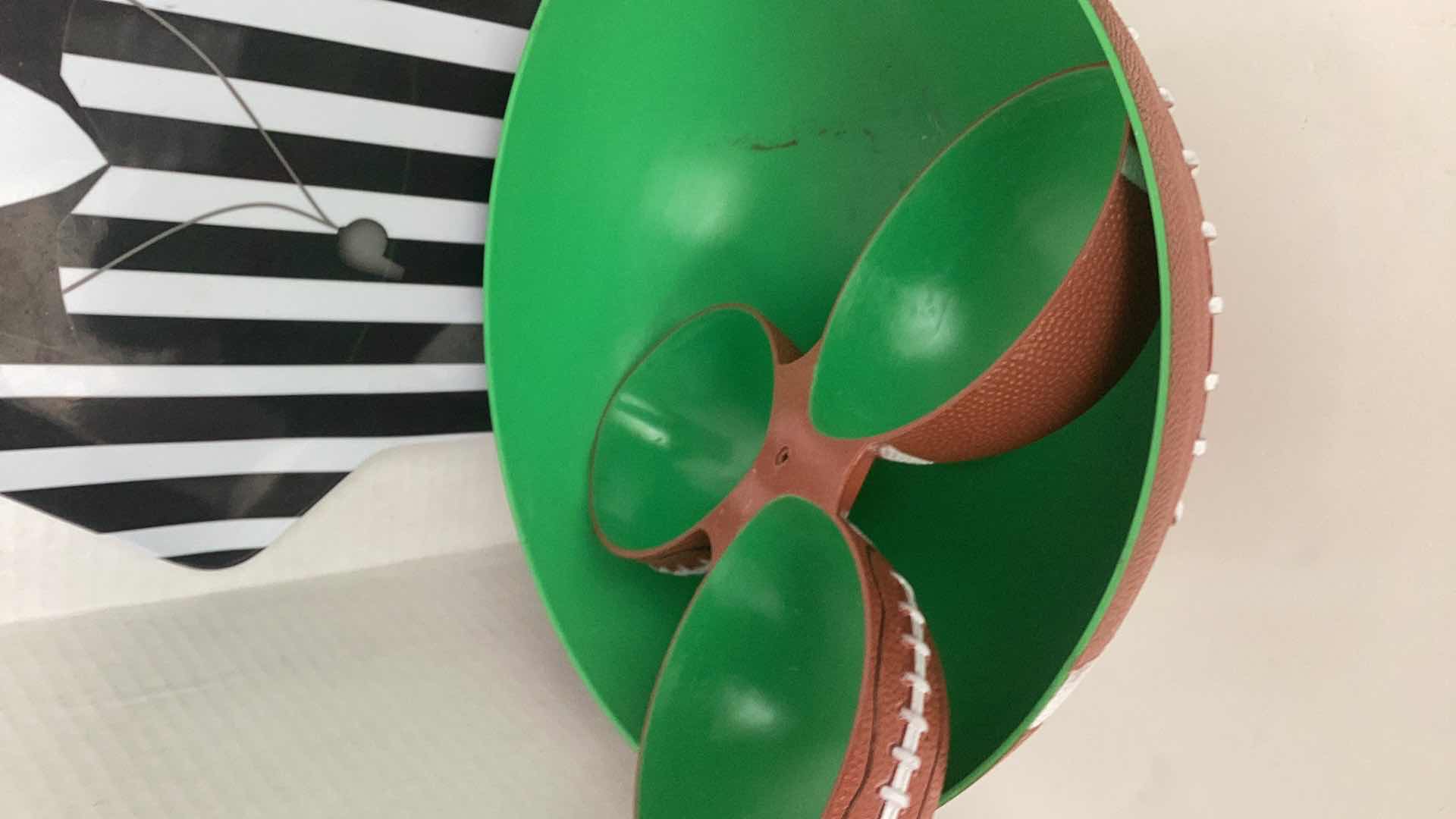 Photo 1 of FOOTBALL PARTY PLASTIC SERVING PLATTERS