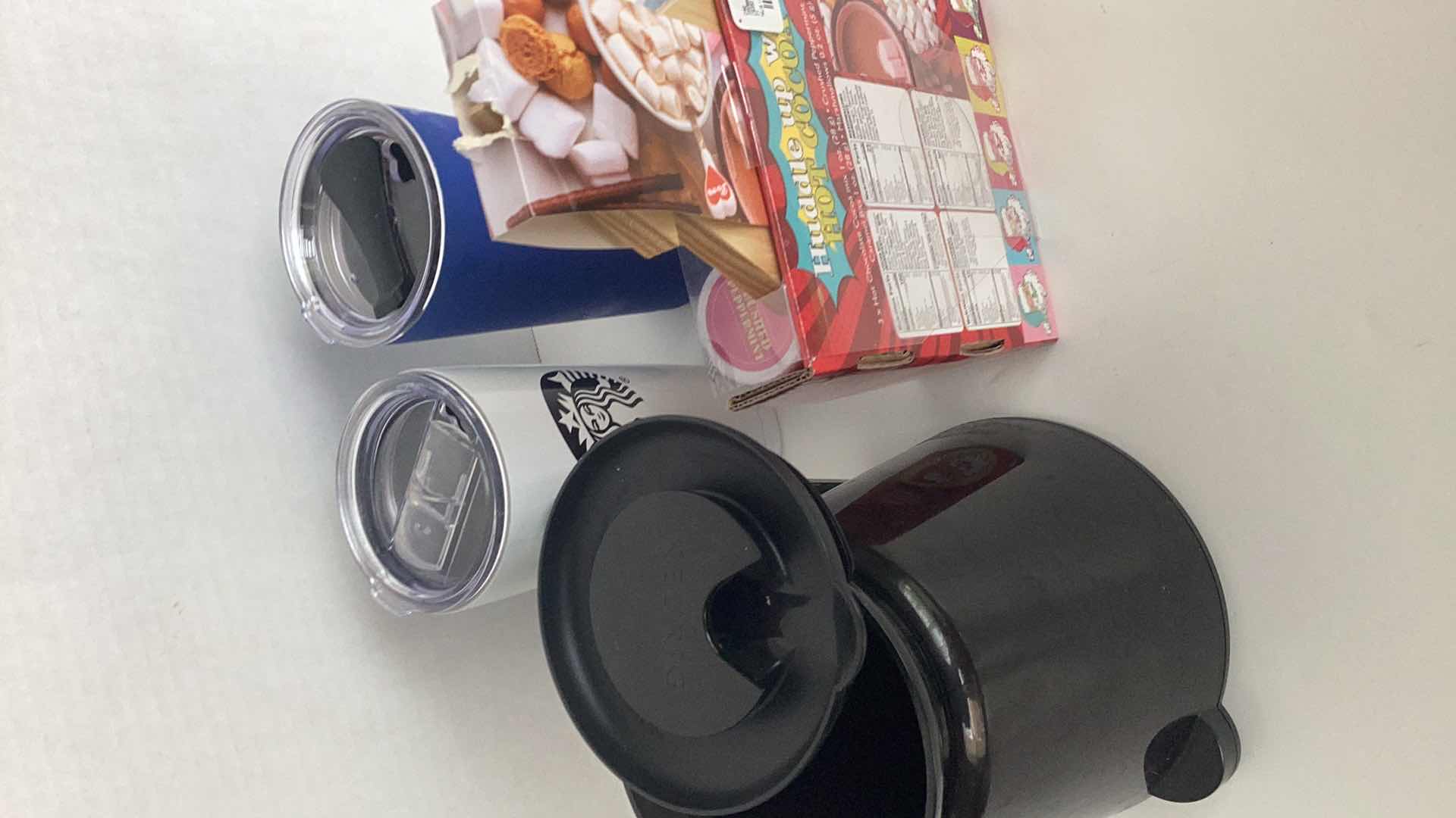 Photo 1 of KEURIG, STARBUCKS, AND HOT CHOCOLATE ITEMS