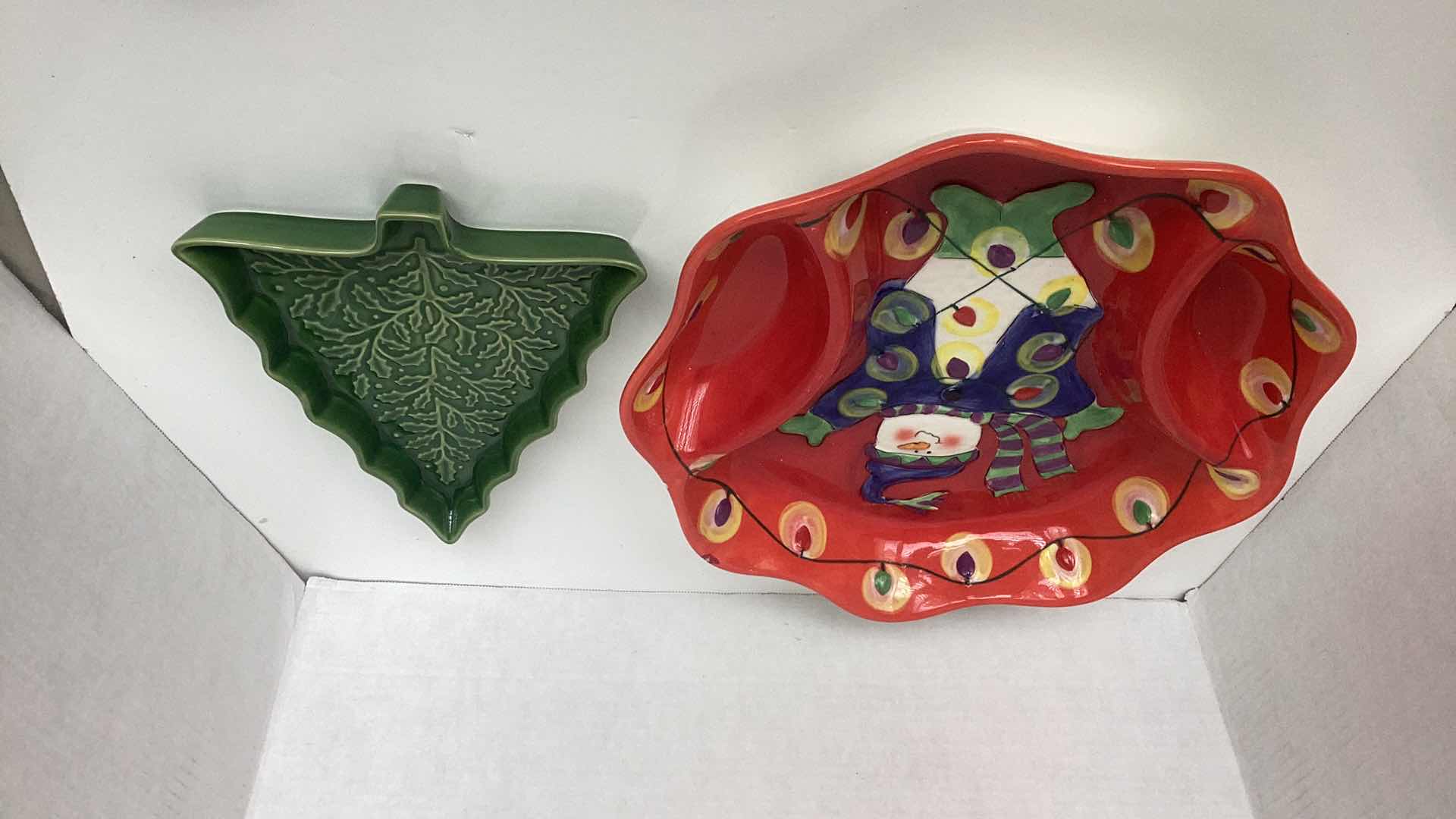 Photo 1 of CHRISTMAS SERVING PLATES