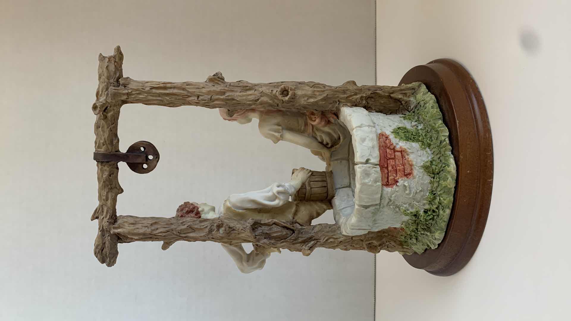 Photo 3 of DA VINCI COLLECTION CERAMIC BOY AND GIRL AT A WELL STATUE