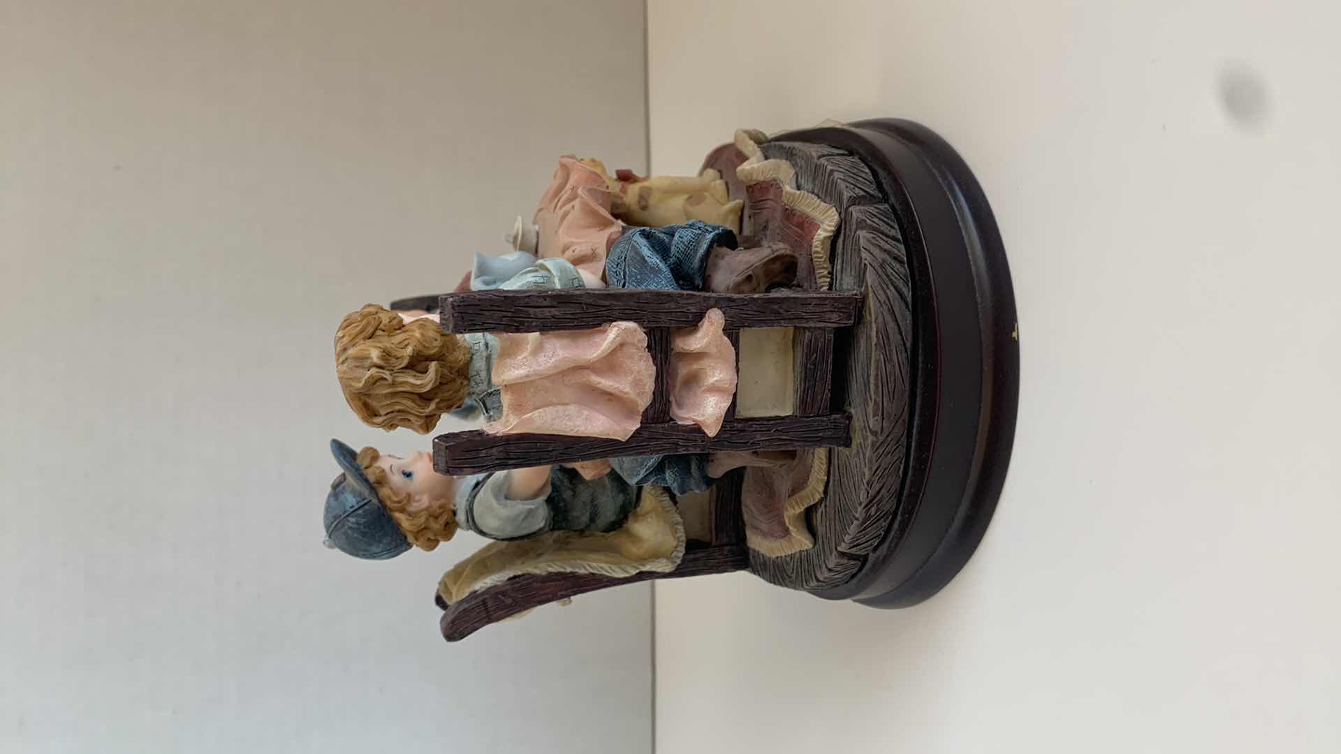 Photo 2 of DE ELINA COLLECTION GIRL AND BOYS SHARING MEAL STATUE