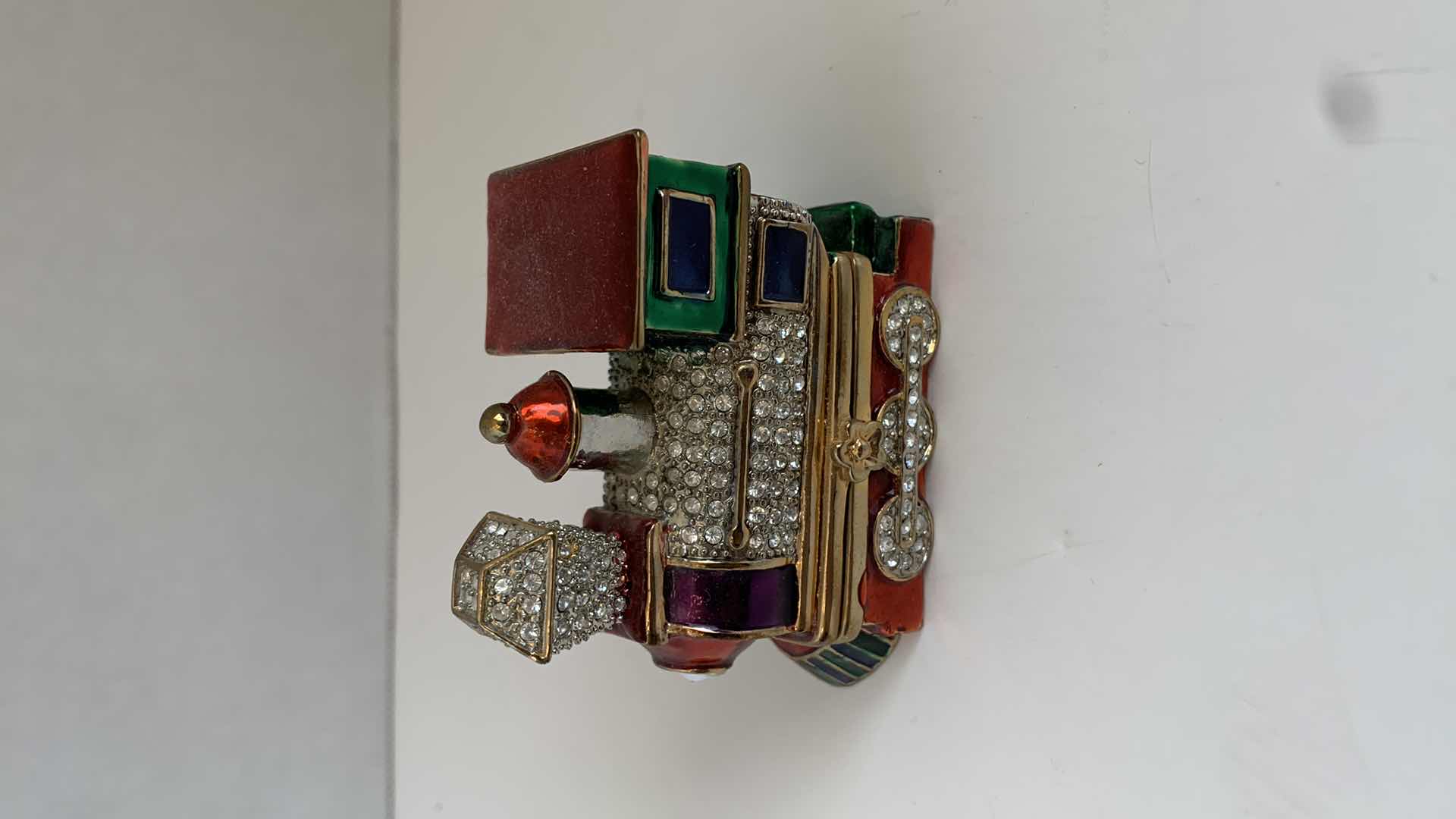 Photo 1 of BEDAZZLED METAL TRAIN COLLECTIBLE