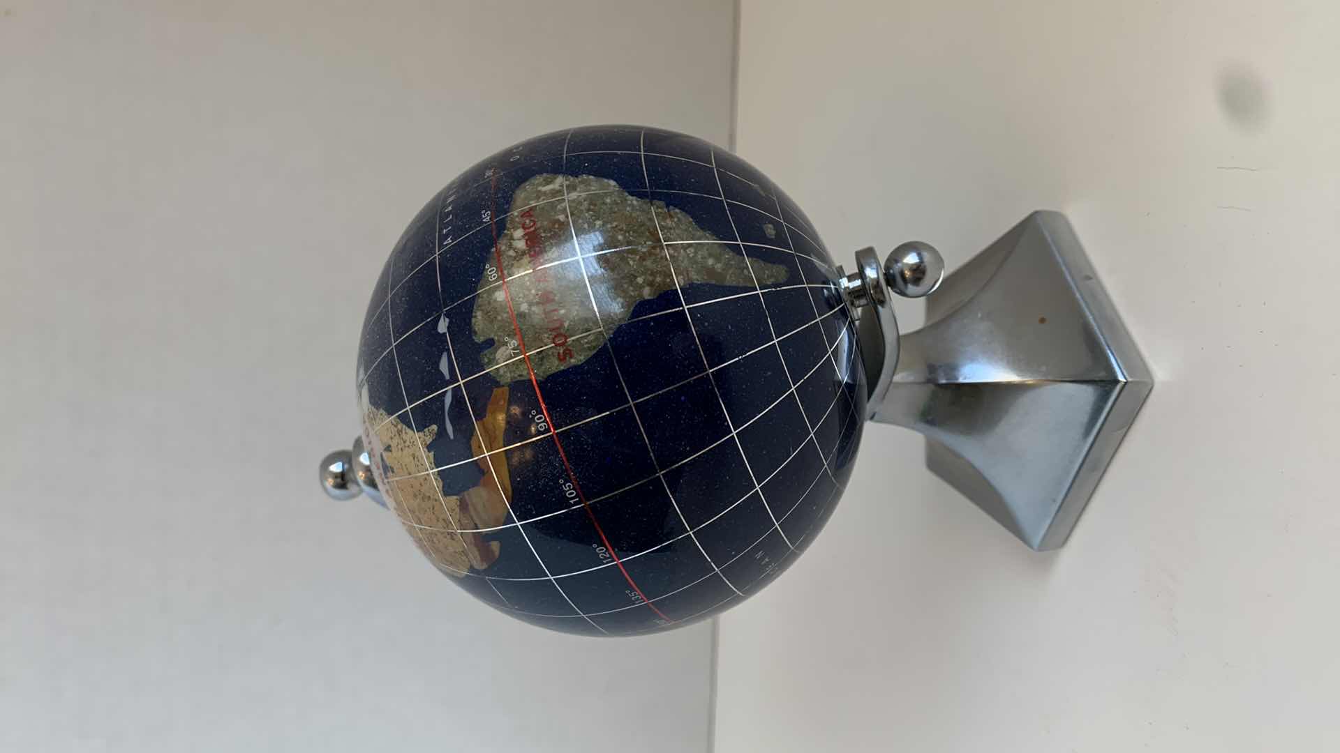 Photo 1 of GEMSTONE GLOBE 5" TALL