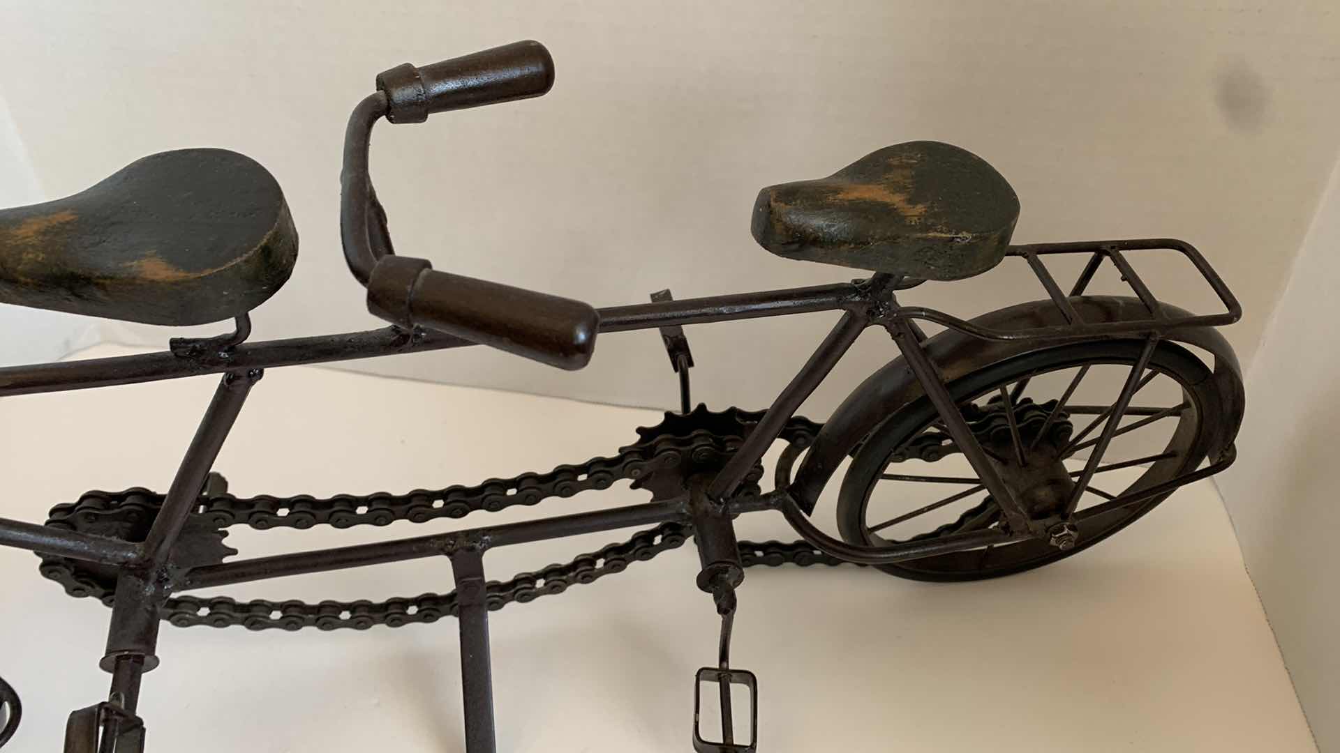 Photo 1 of METAL TANDEM BICYCLE 23" LONG