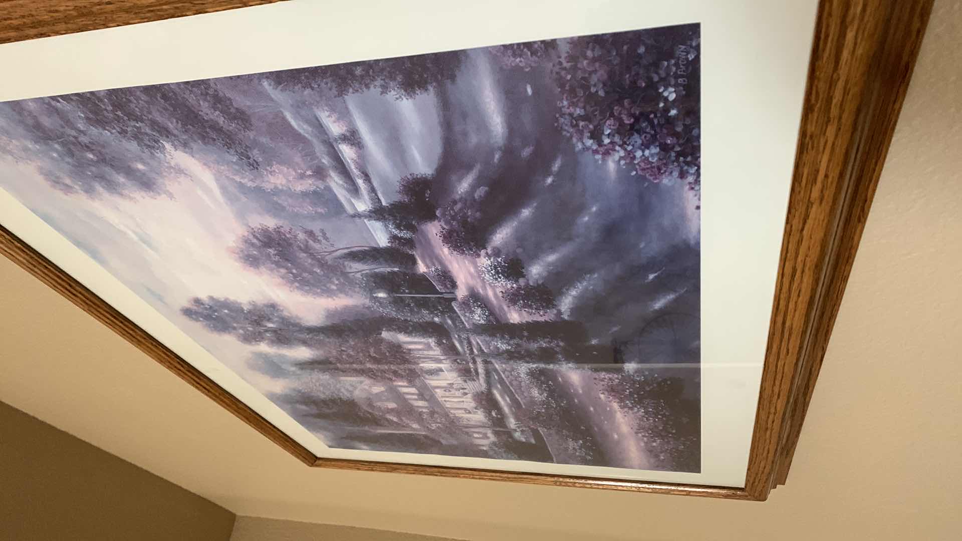 Photo 1 of B BROWN COTTAGE PAINTING H 24” X W 30”