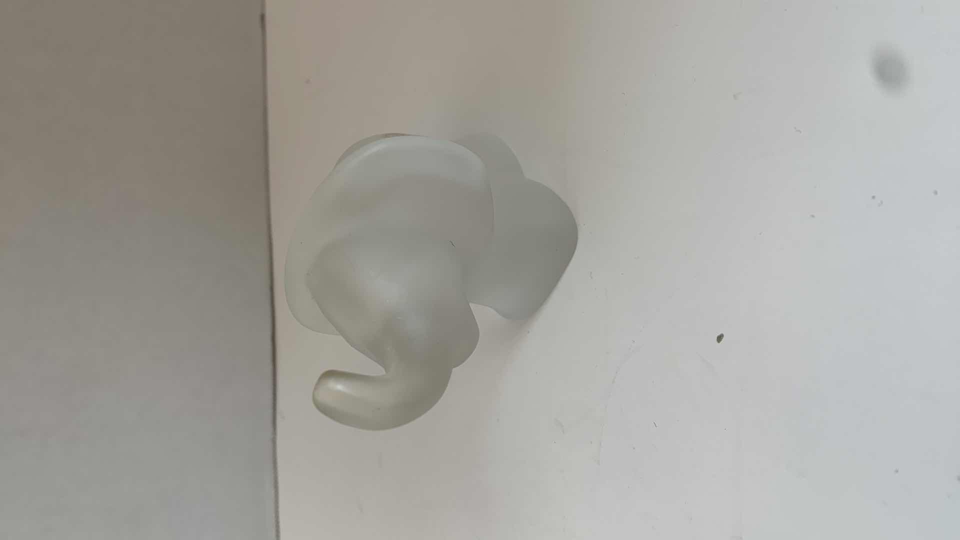 Photo 1 of FROSTED CRYSTAL ELEPHANT 3" TALL