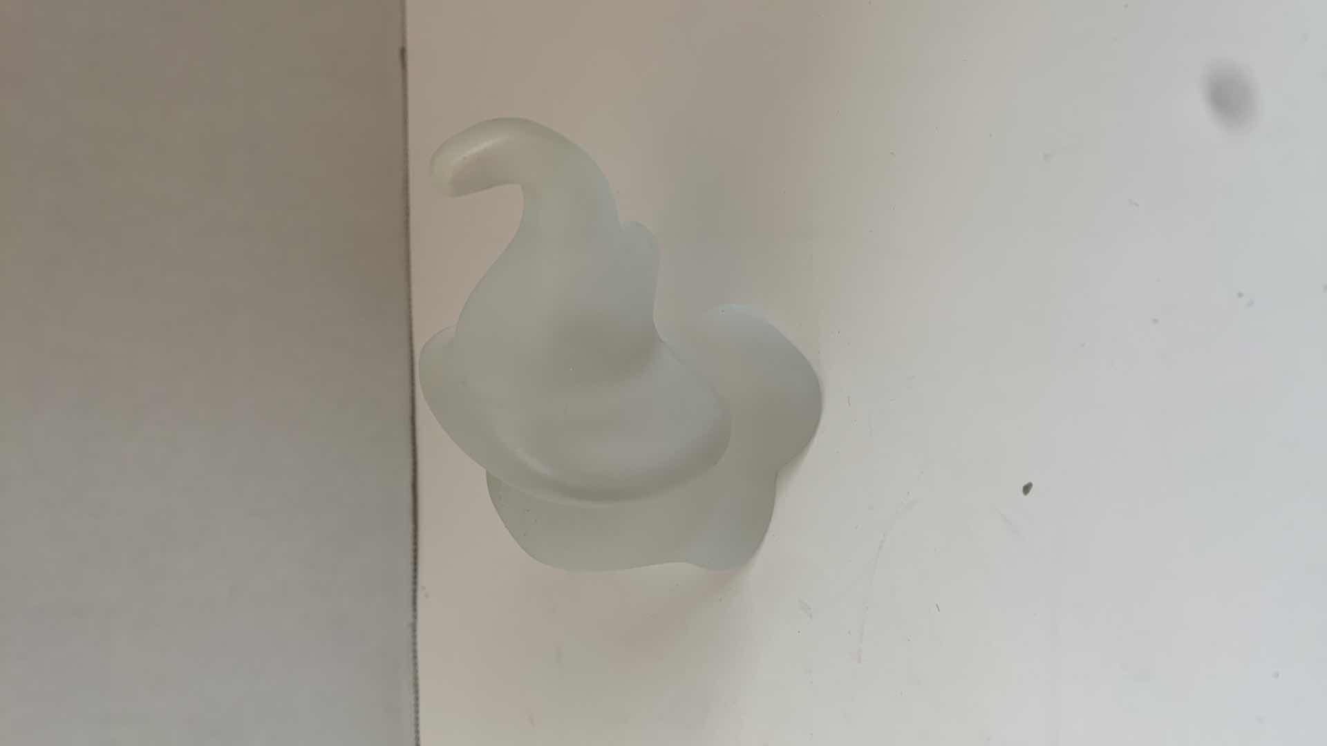 Photo 1 of FROSTED CRYSTAL ELEPHANT 3" TALL