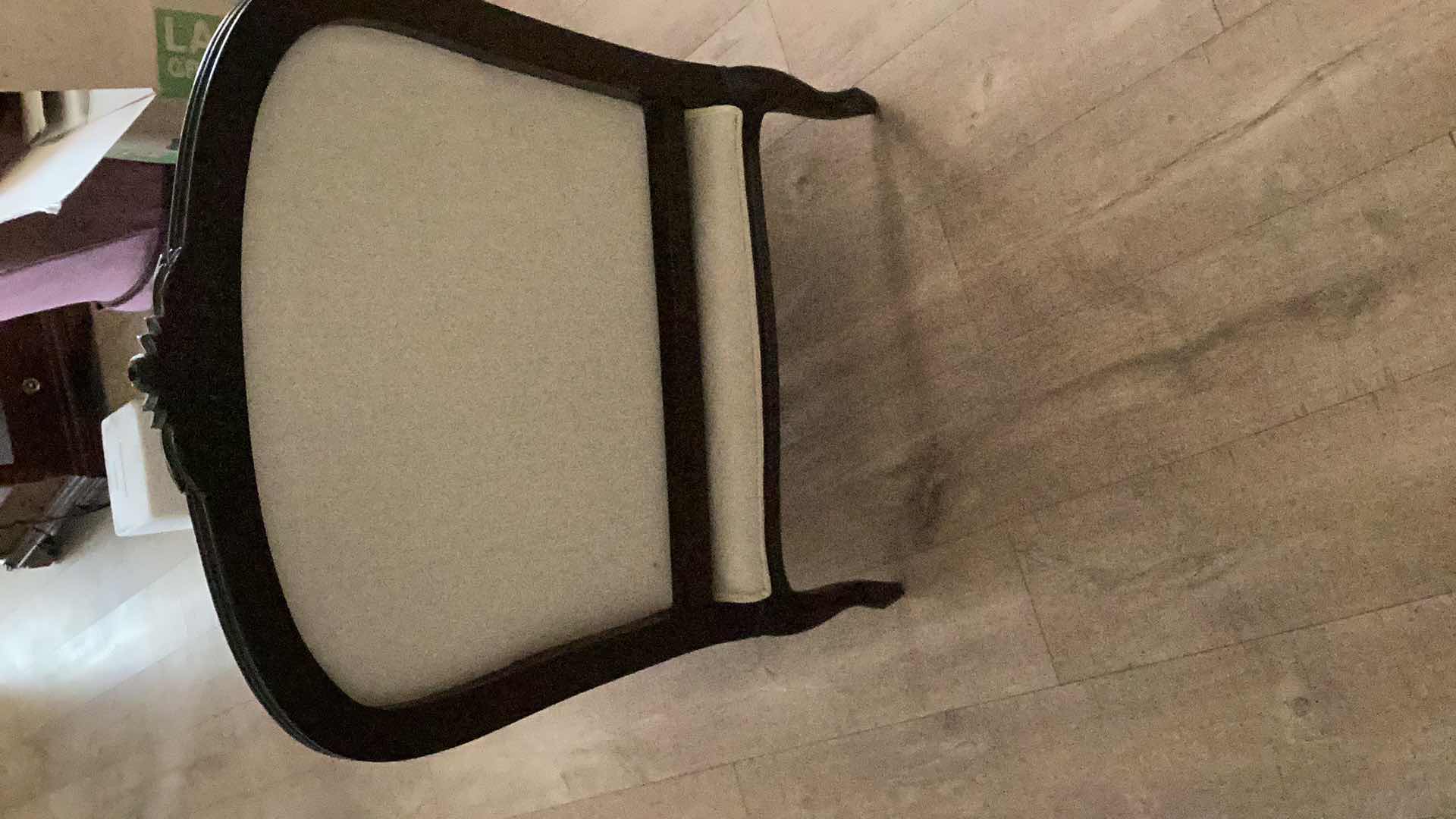 Photo 1 of LOUIS XVI STYLE HICKOY CARVED OVERSIZED CHAIR