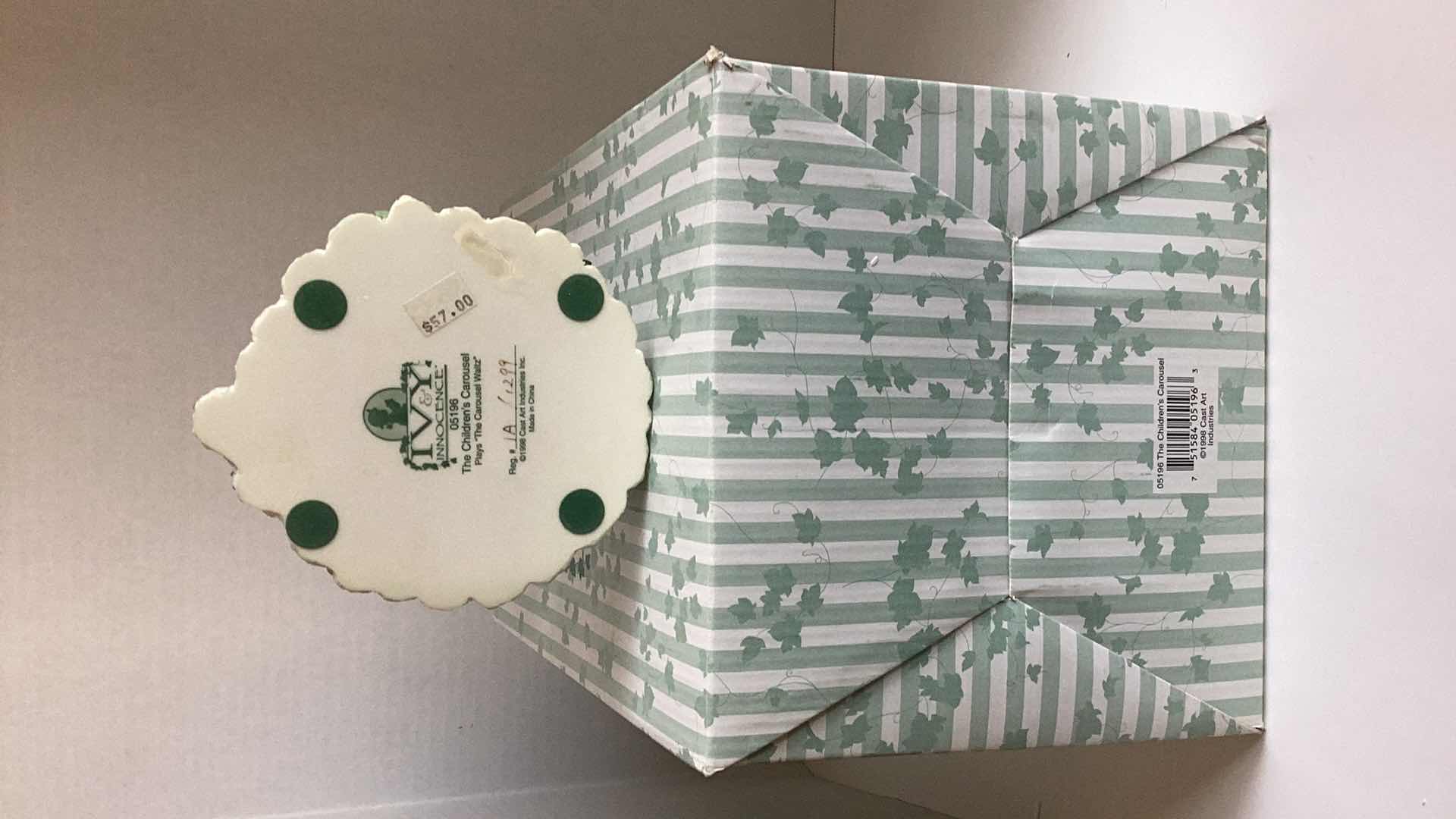 Photo 1 of IVY&INNOCENCE THE CHILDREN’S CAROUSEL PLAYS “THE CAROUSEL WALTZ” 05196 (REG #/A/1299)