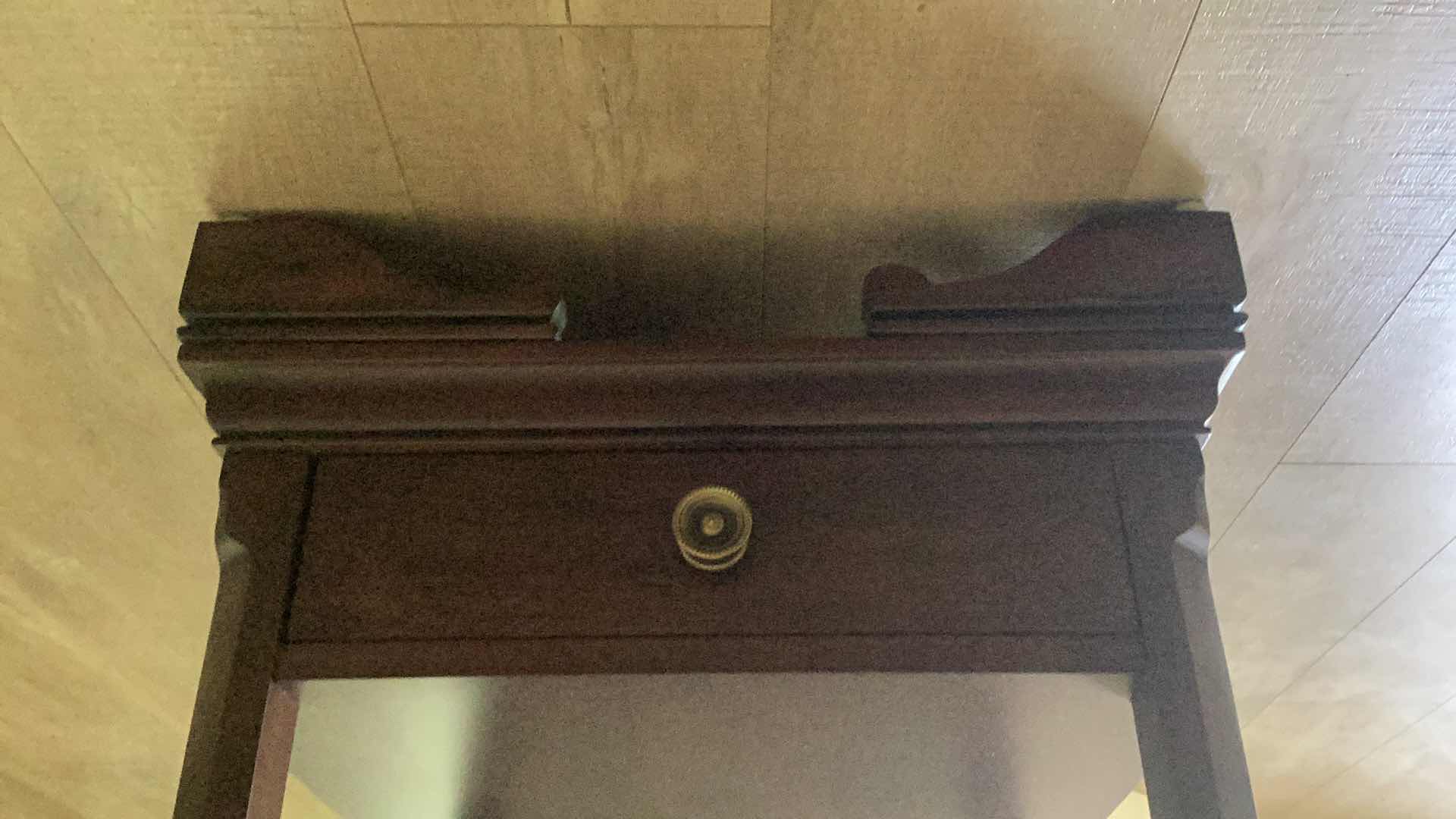 Photo 1 of MAHOGANY END TABLE 22” X 27” H 24”