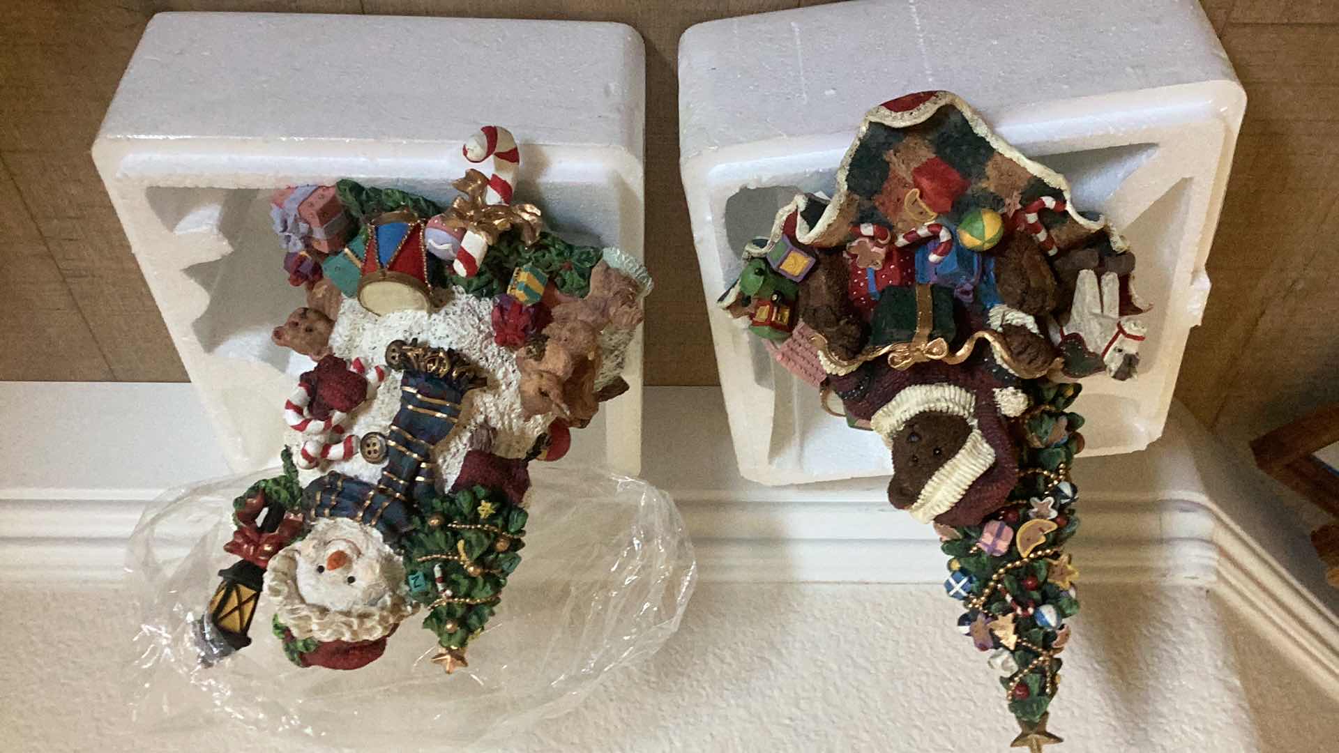 Photo 1 of COLLECTIBLE STOCKING HOLDERS 10” TALL