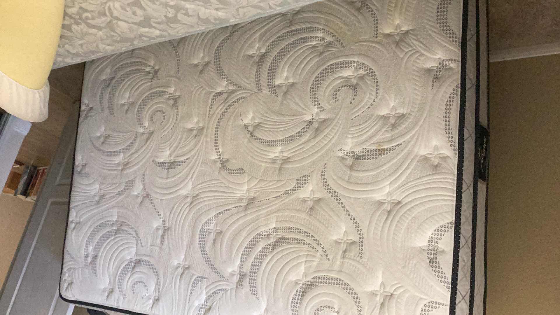 Photo 3 of SERTA PERFECT SLEEPER QUEEN SIZED PILLOW TOP MATTRESS AND BOX SPRING