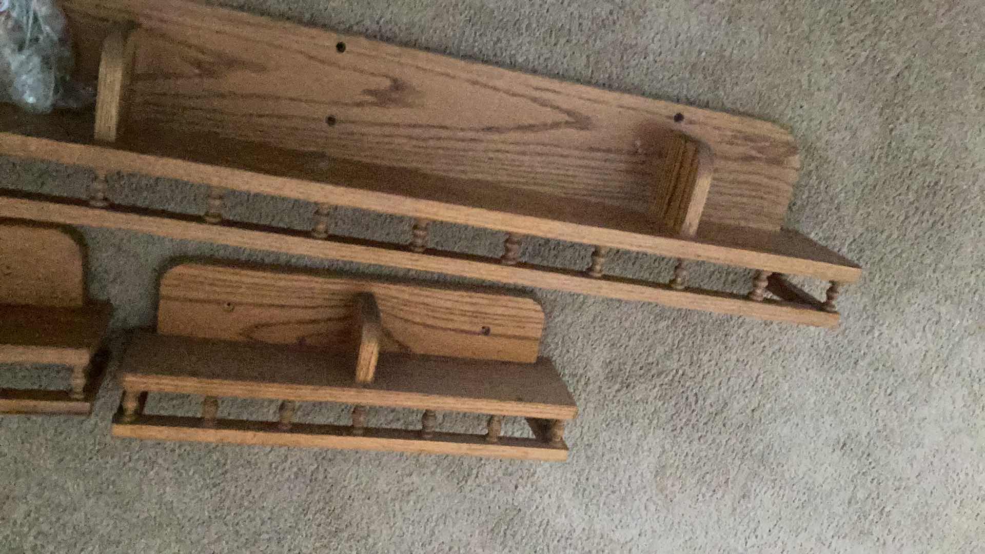 Photo 1 of HAND MADE SHELVING LONGEST 65”