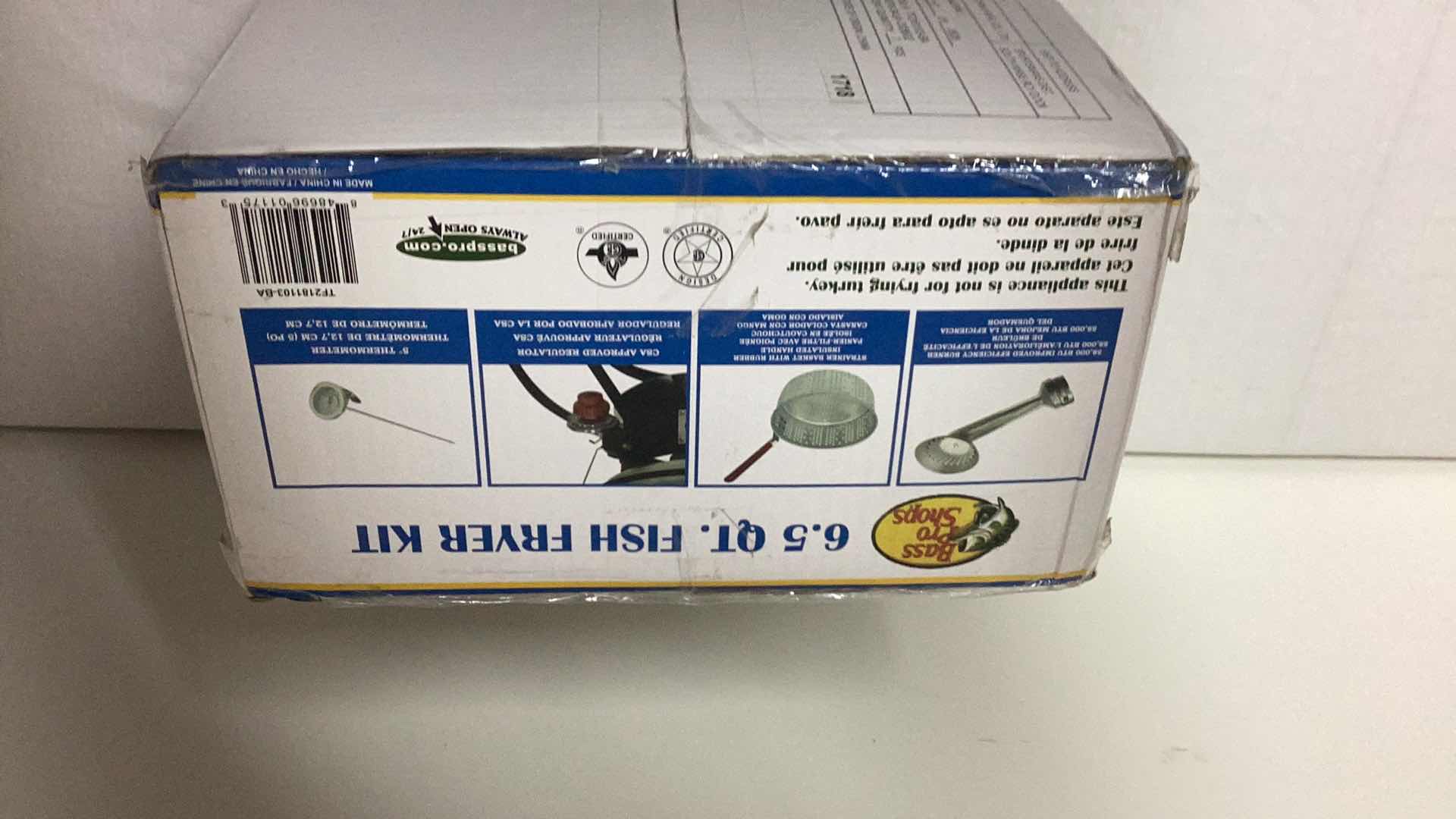 Photo 1 of BASS PRO 6.5 QT. FISH FRYER 58,000 BTU’S FACTORY SEALED