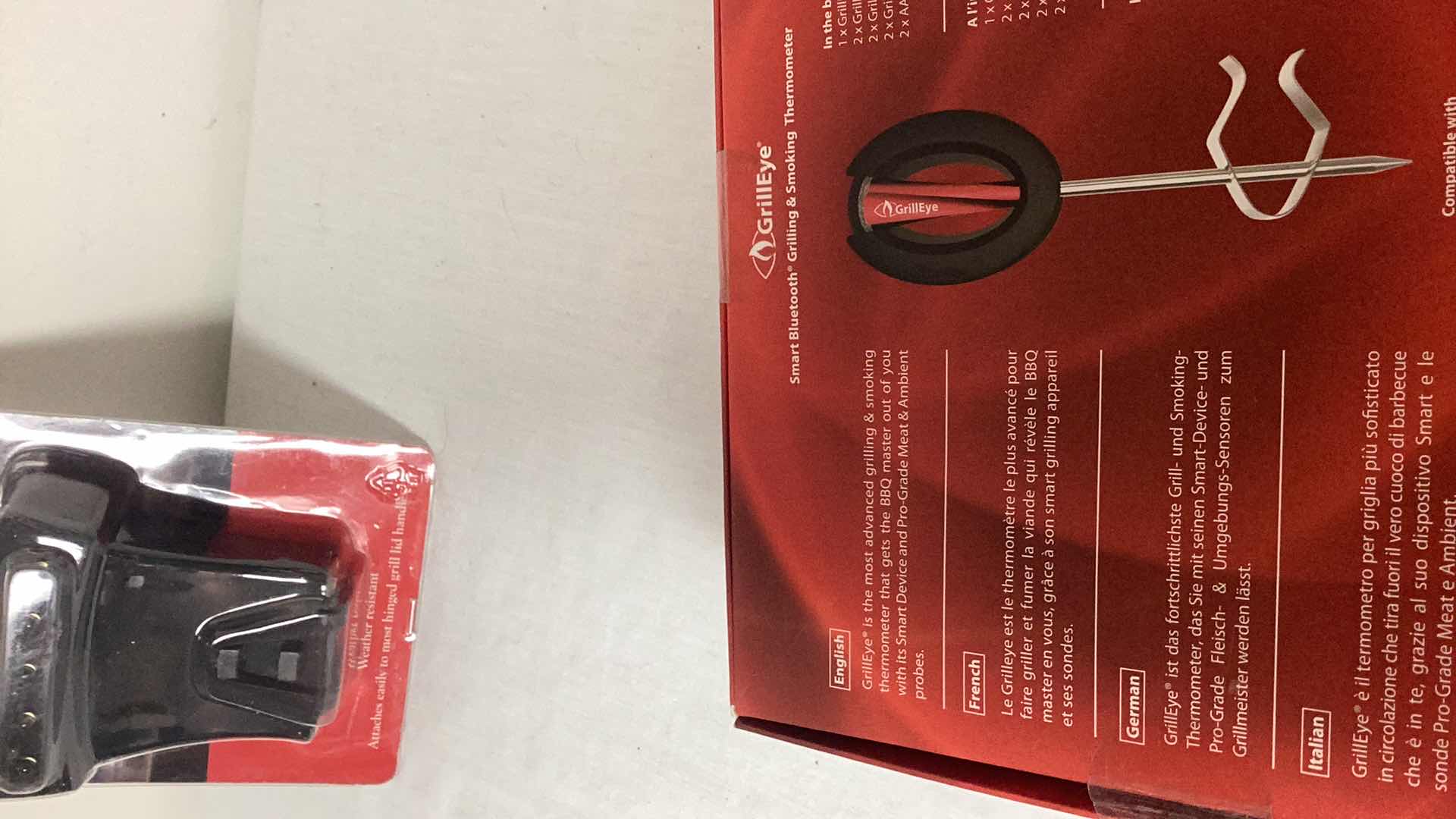 Photo 1 of GRILLE EYE SMART BLUETOOTH THERMOMETER AND LED GRILL LIGHT FACTORY SEALED