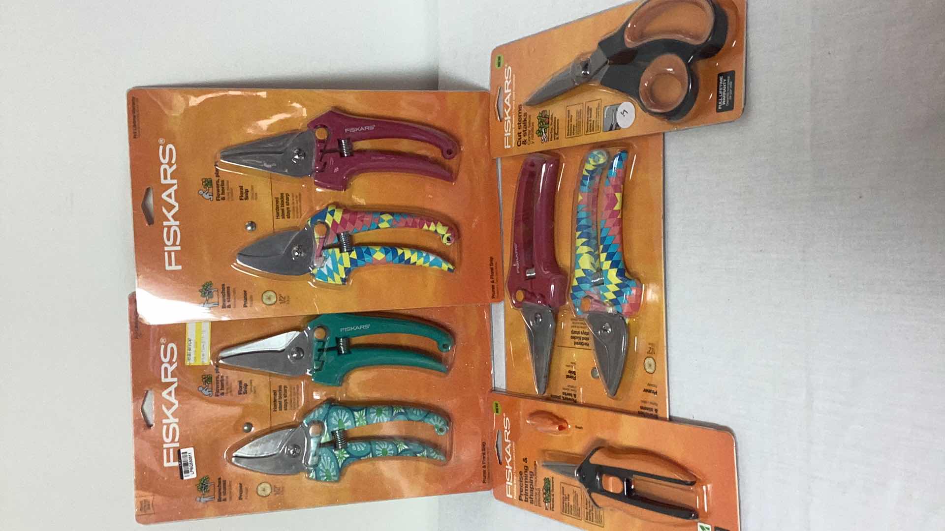 Photo 1 of FIVE SETS OF FISKARS SCISSORS