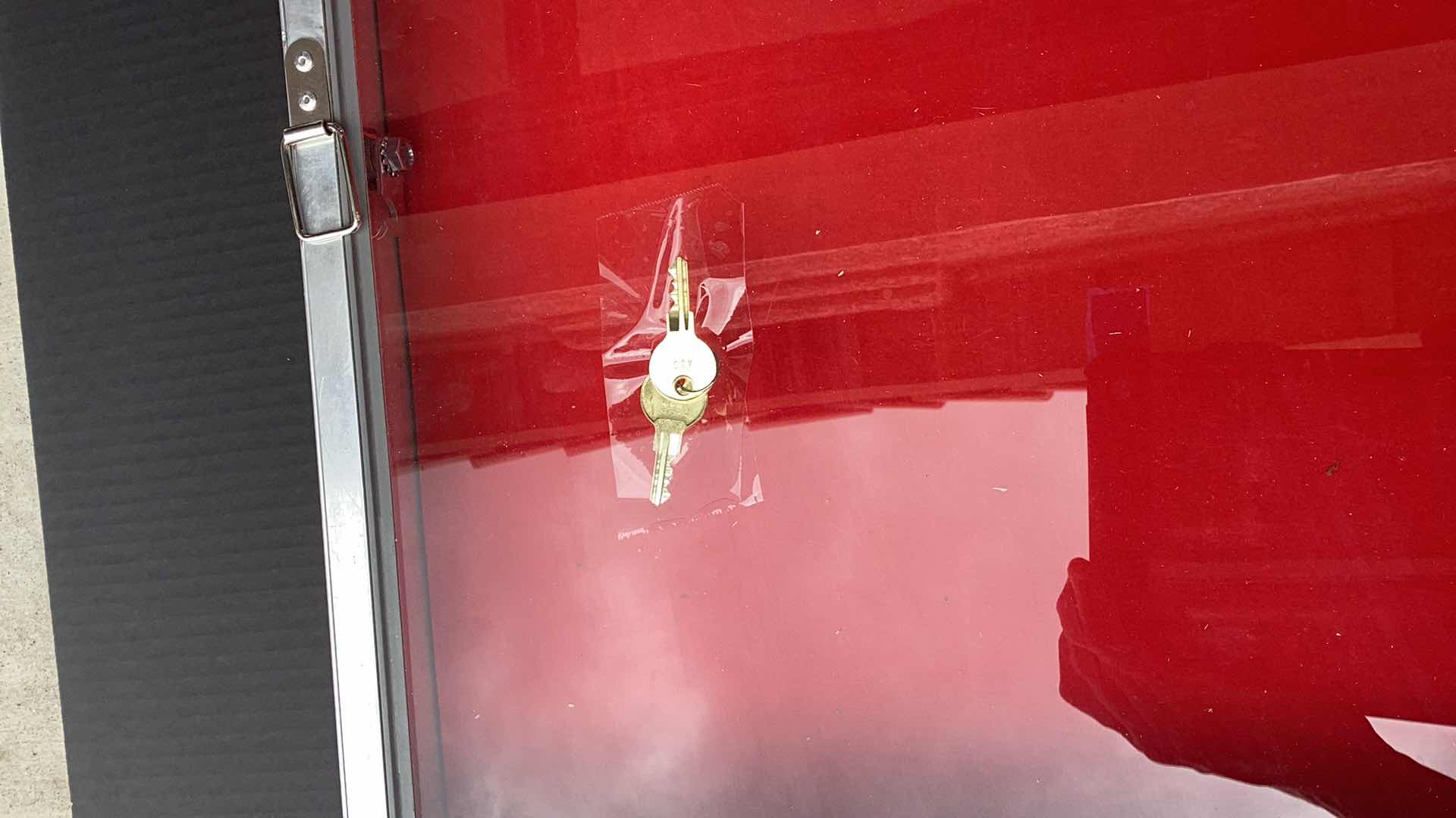 Photo 1 of ALUMINIUM DISPLAY CASE WITH KEY 34” X 22” H 3”