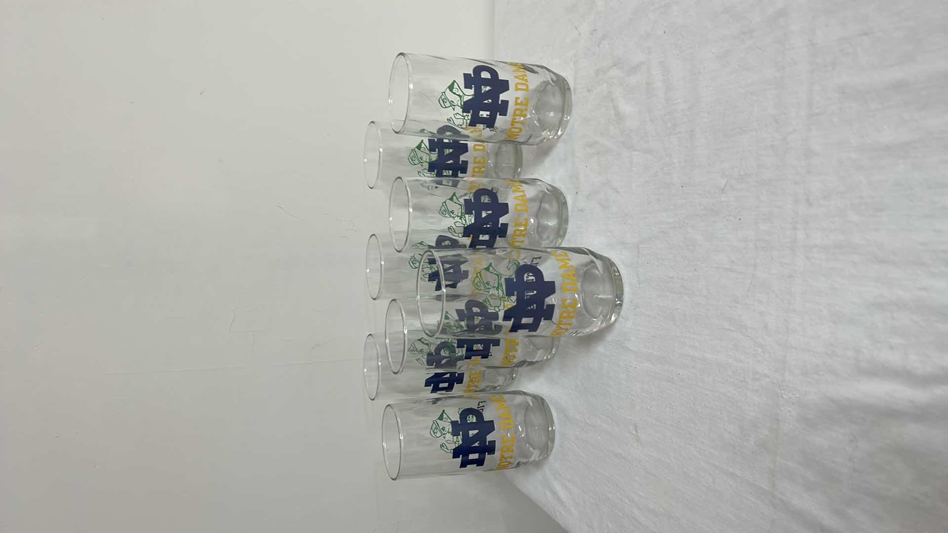 Photo 1 of 8 NOTRE DAME DRINKING GLASSES