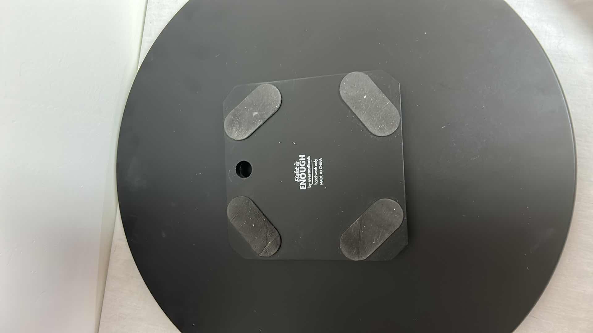 Photo 1 of LAZY SUSAN WITH WHITE PORCELAIN FITTED DISHES