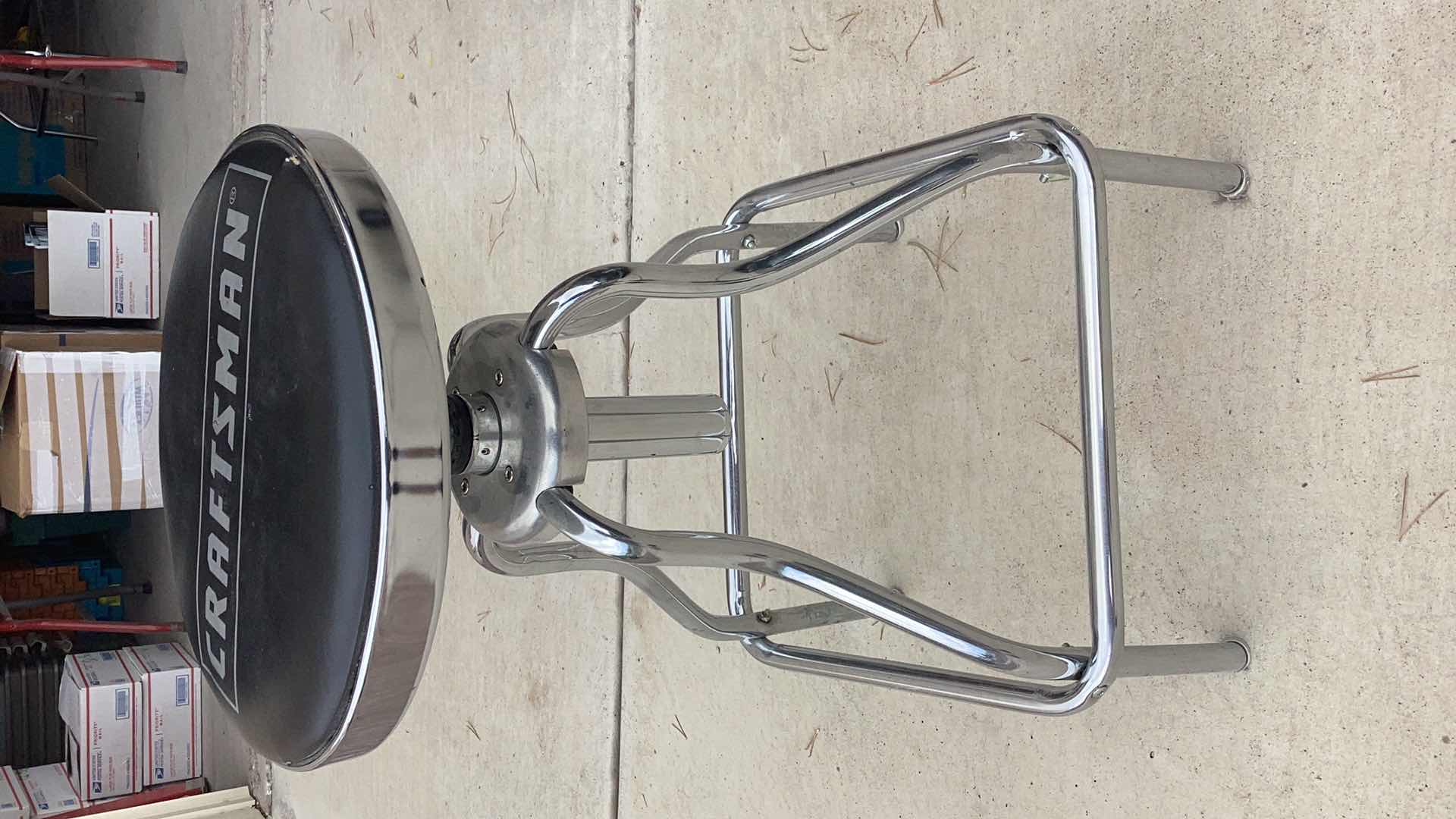 Photo 1 of CRAFTSMAN SHOP STOOL 17” X 28”