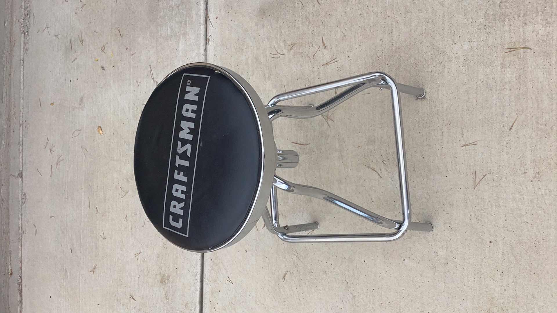 Photo 1 of CRAFTSMAN SHOP STOOL 17” X 28”