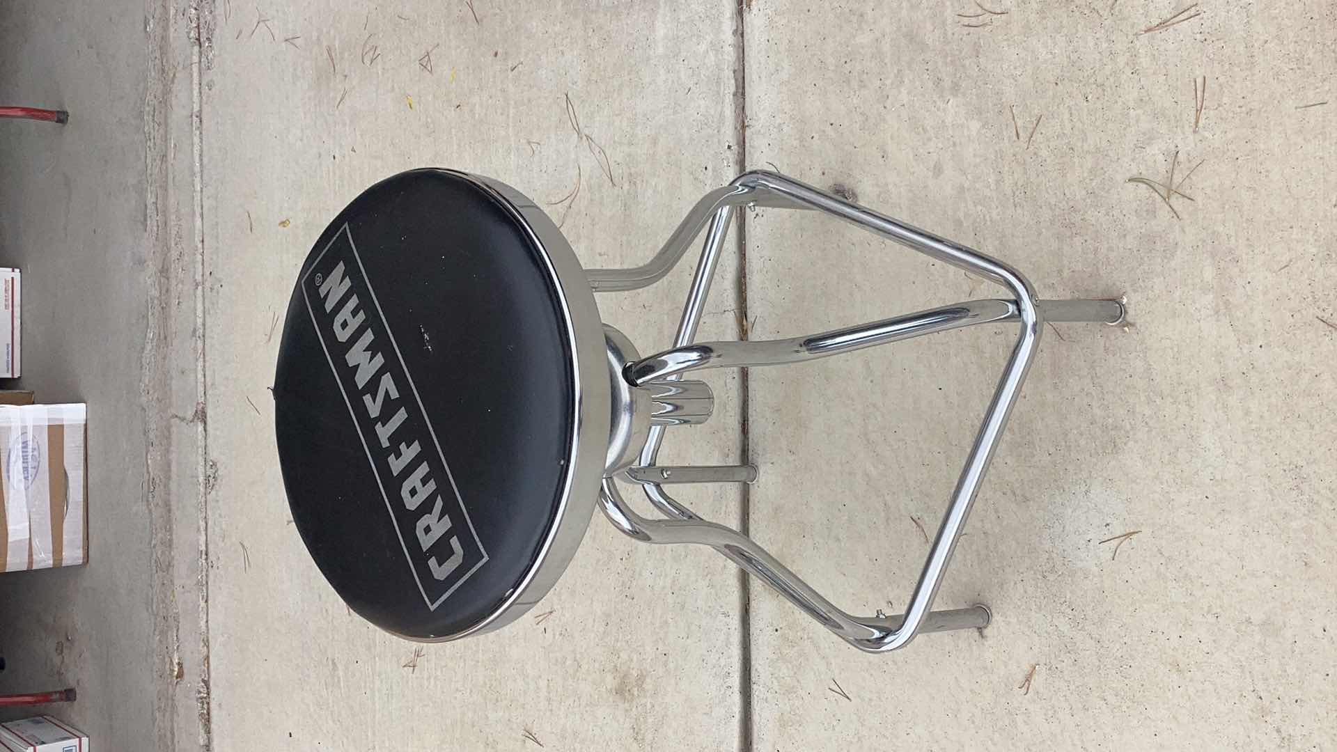 Photo 1 of CRAFTSMAN SHOP STOOL 17” X 28”