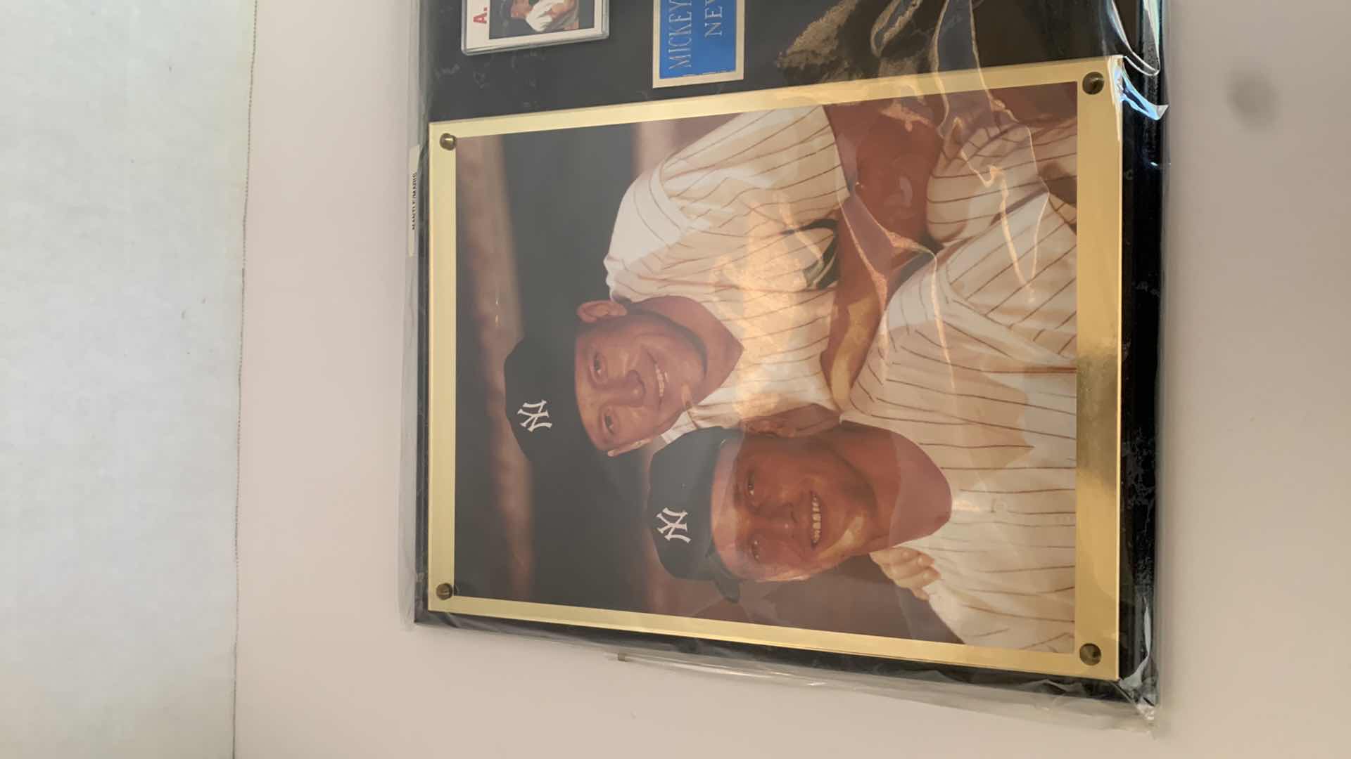 Photo 1 of MICKEY MANTLE AND ROGER MARIS NEW YORK YANKEES PLAQUE