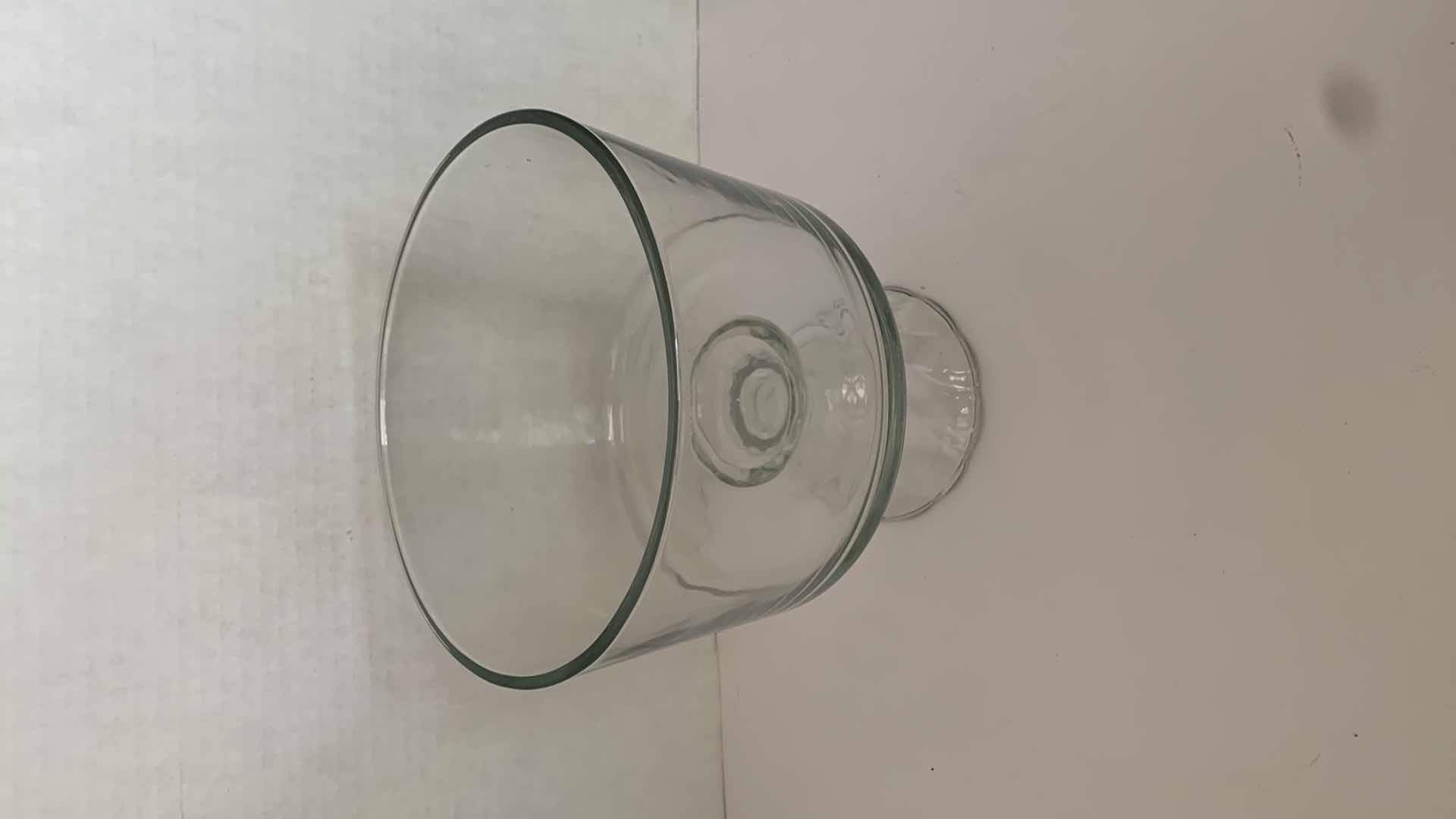 Photo 1 of GLASS BOWL ON STAND 9” TALL