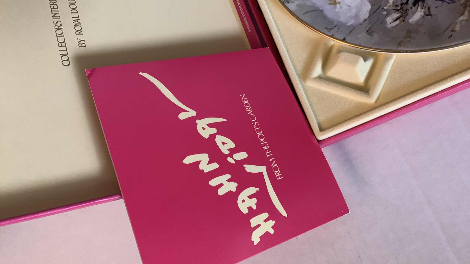 Photo 1 of COLLECTORS INTERNATIONAL BY ROYAL DOULTON HAHN VIDAL PLATE