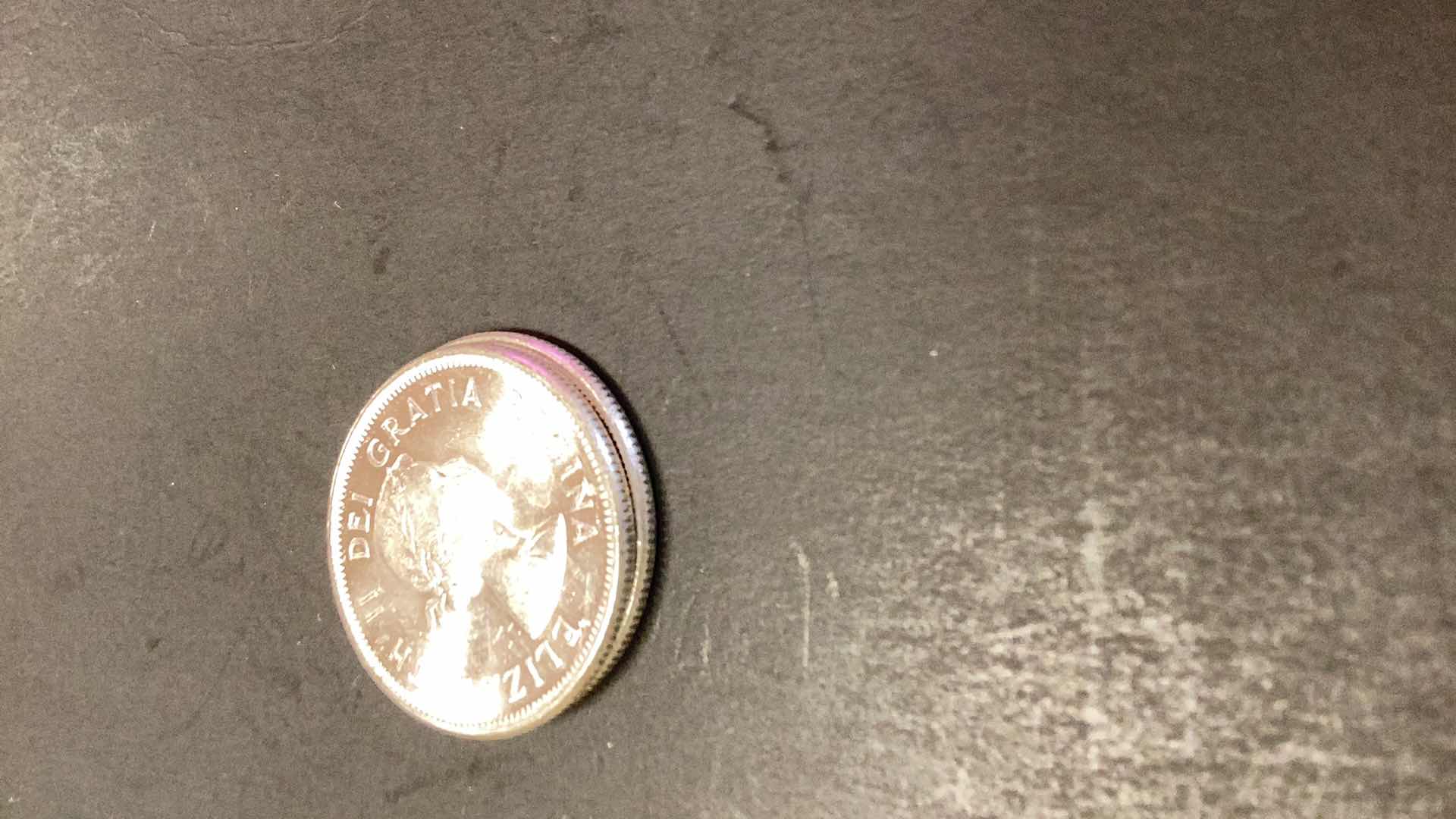 Photo 1 of 1961 CANADIAN QUARTERS 80% SILVER LOT OF TWO