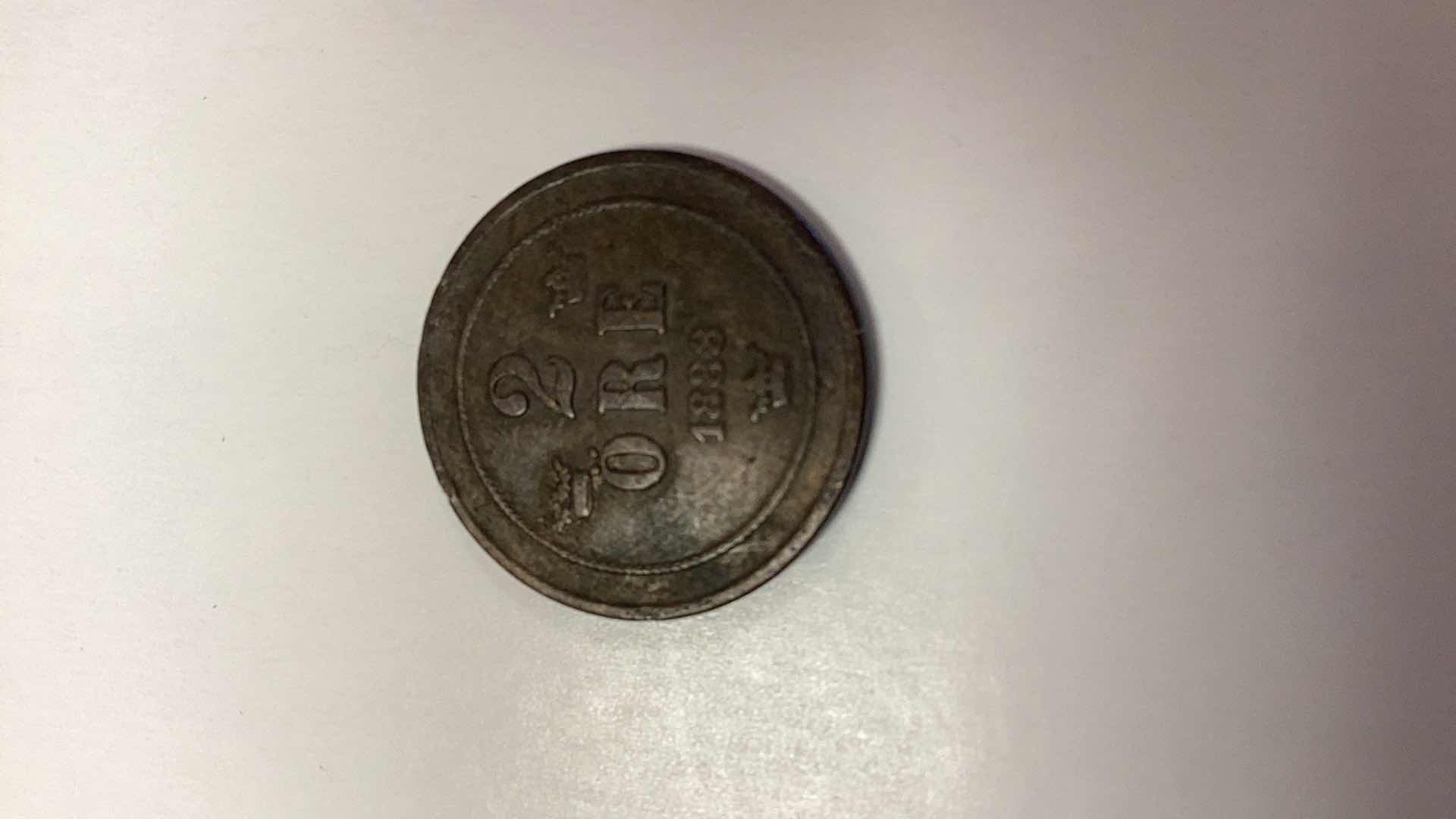 Photo 1 of 1888 SWEDEN 2 ORE