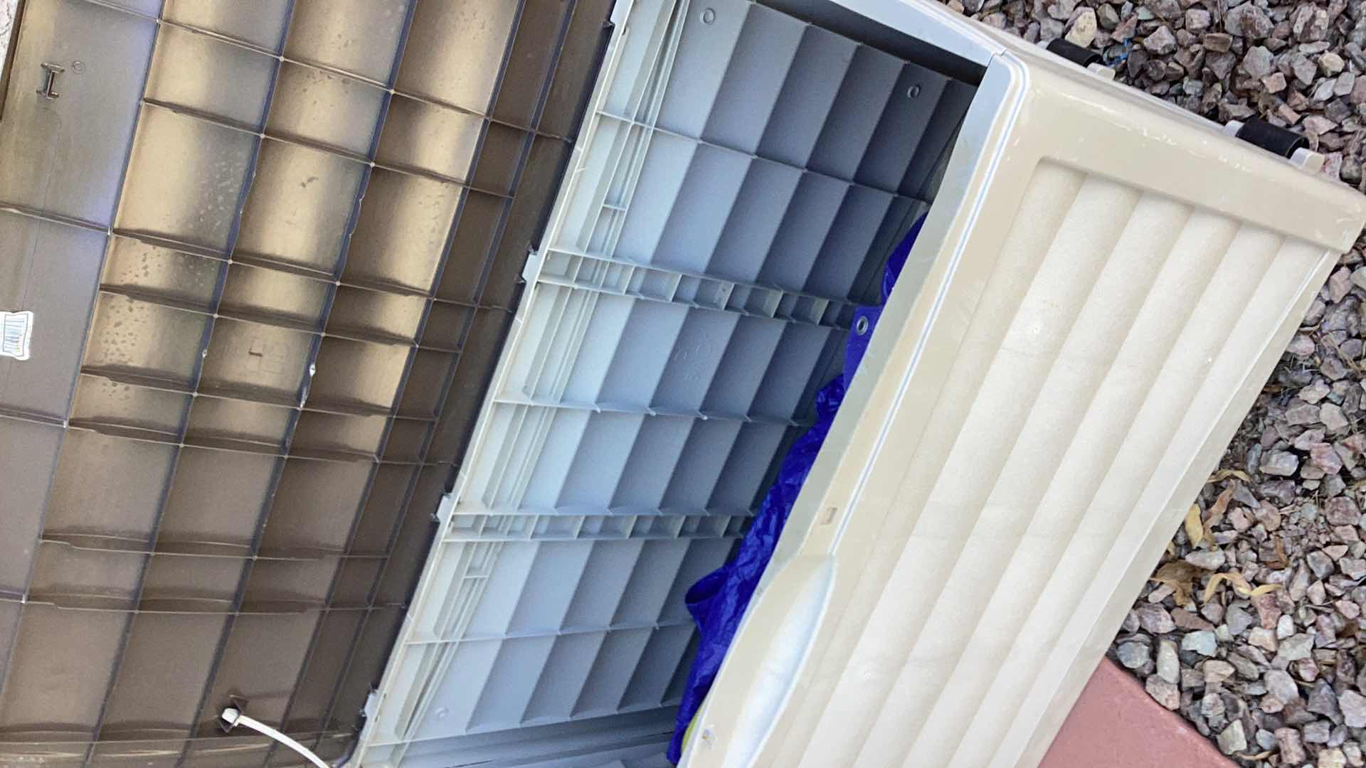 Photo 3 of 83 GALLON PLASTIC OUTDOOR STORAGE CHEST 46” X 21” H 26