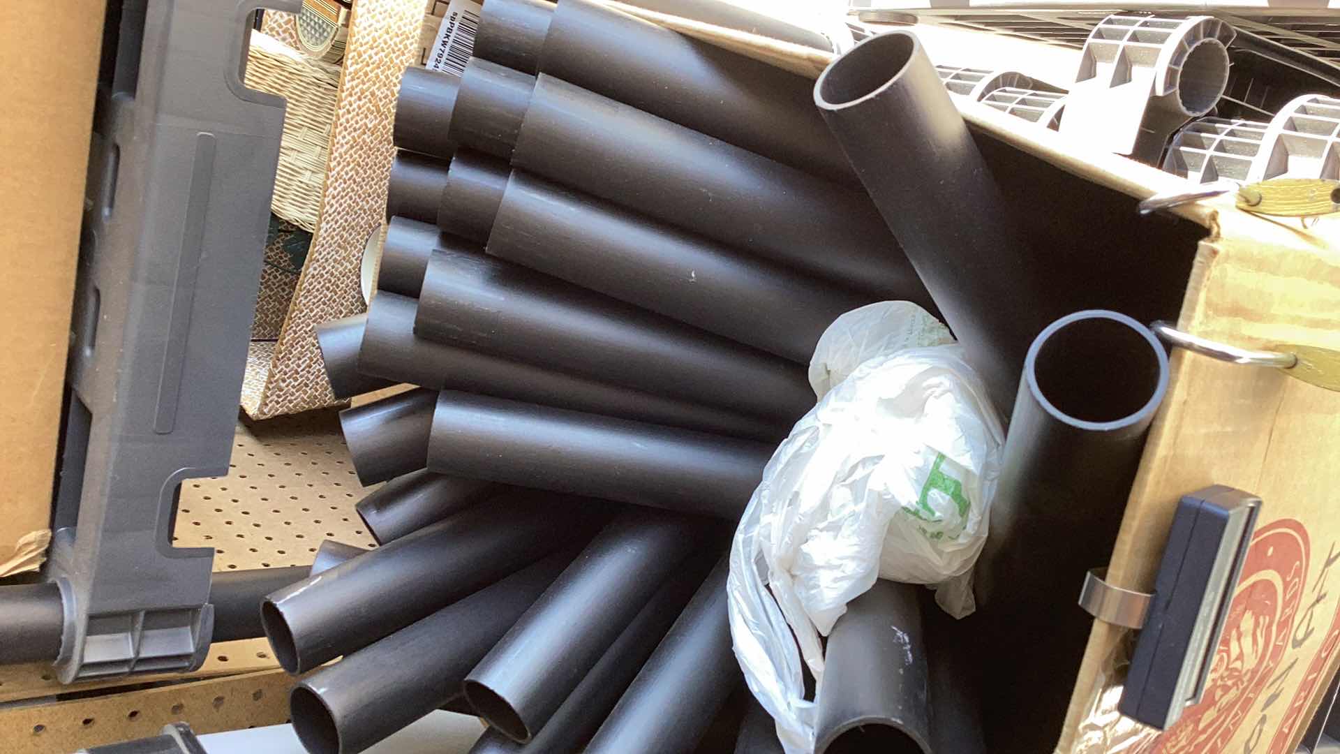 Photo 1 of FIVE SHELF PLASTIC SHELVING UNIT