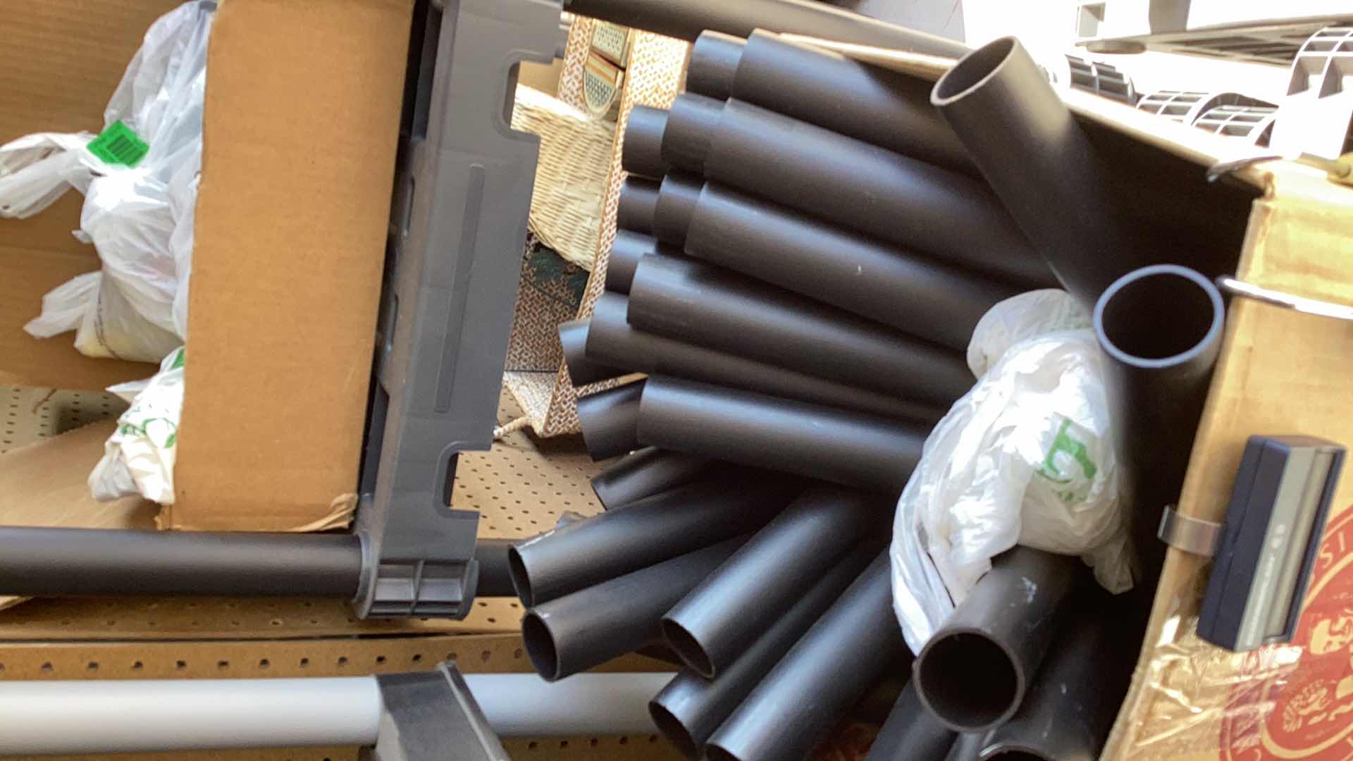 Photo 1 of FIVE SHELF PLASTIC SHELVING UNIT