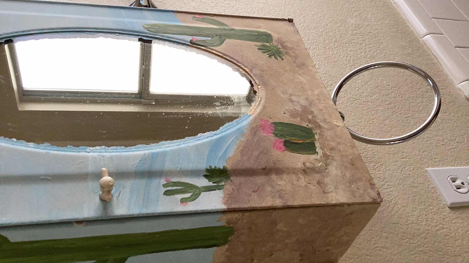 Photo 2 of HAND PAINTED MEDICINE CABINET