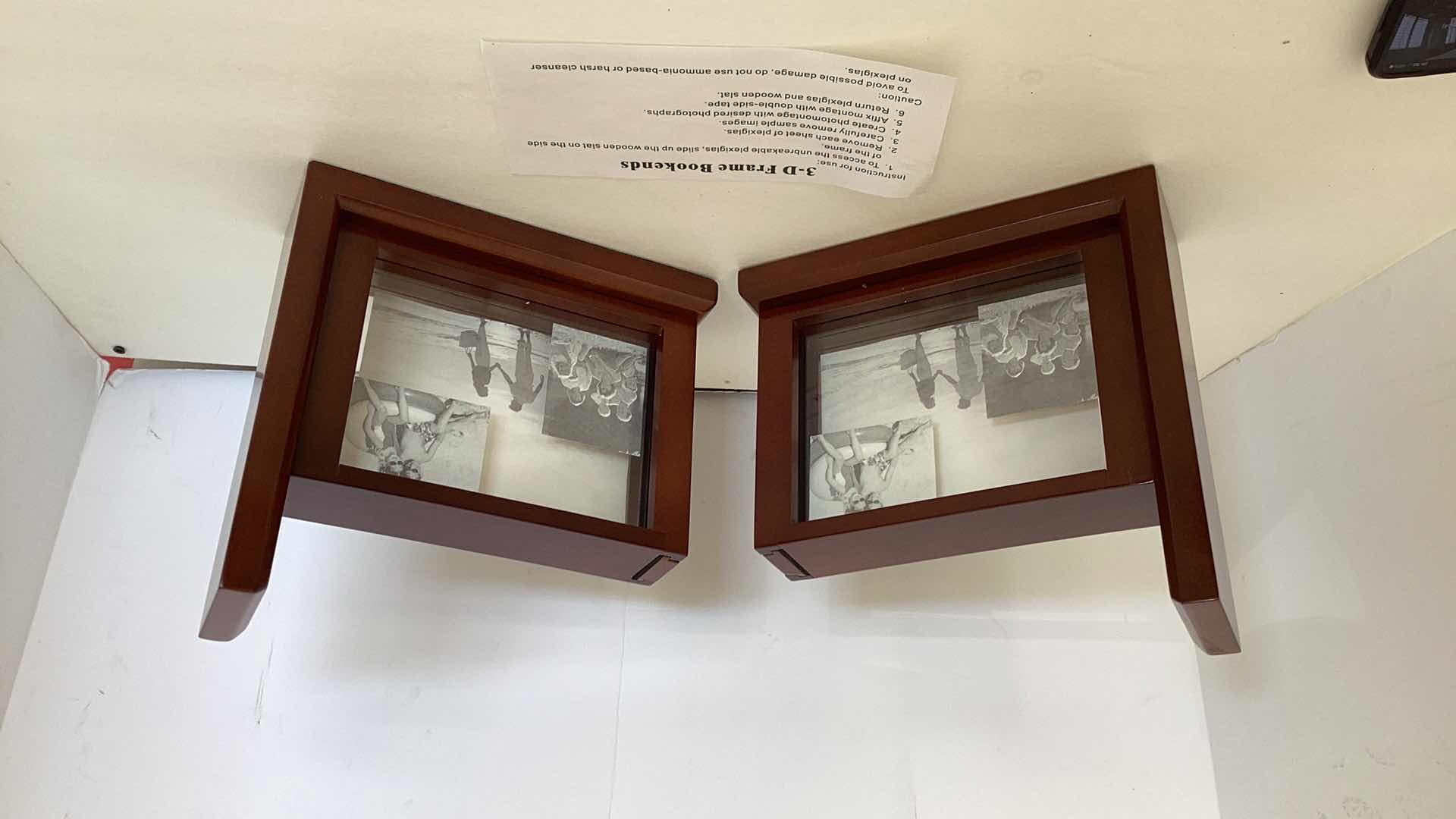 Photo 1 of PAIR OF 3D FRAME BOOKENDS