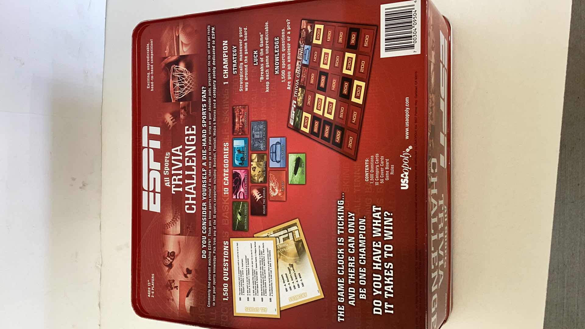 Photo 1 of ESPN ALL SPORTS TRIVIA CHALLENGE GAME UNUSED